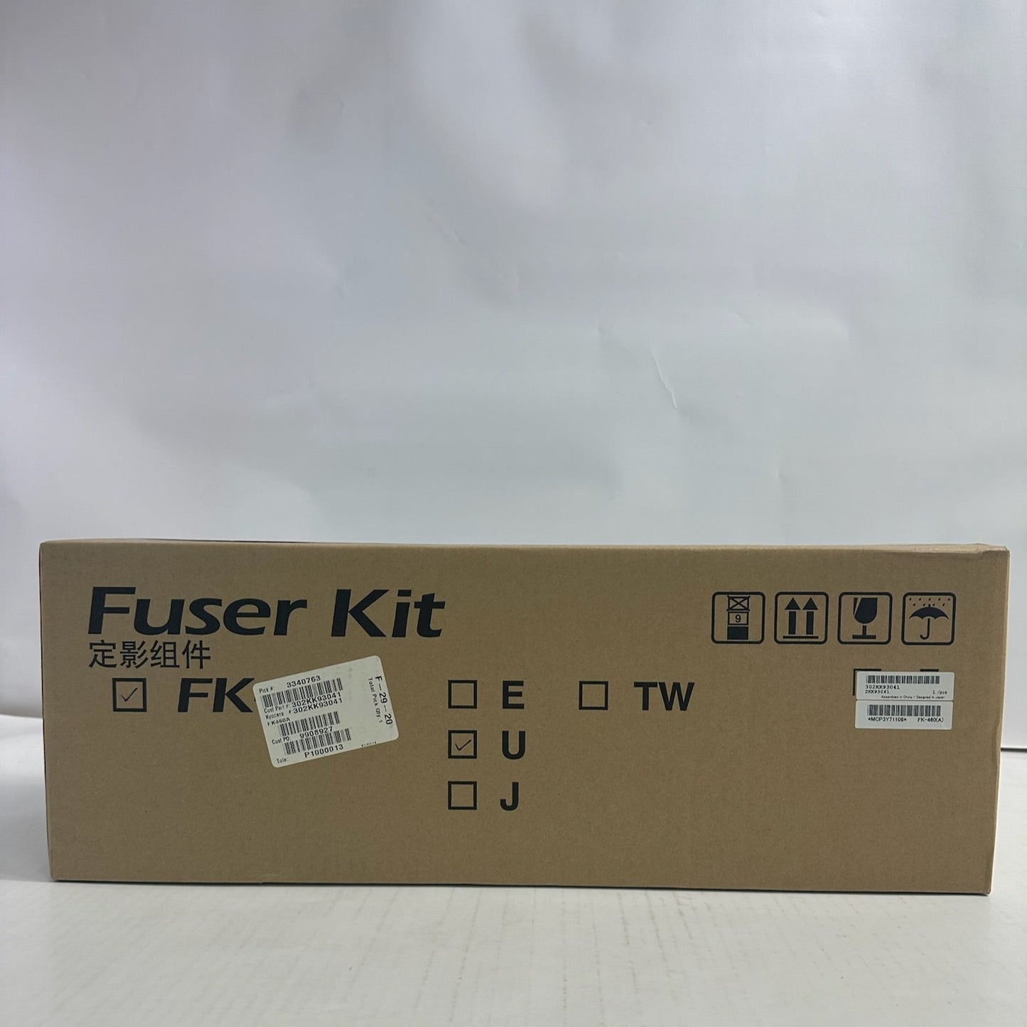 New Genuine Kyocera TASKalfa 181,220,221 Fuser Unit FK-460U 302KK93041
