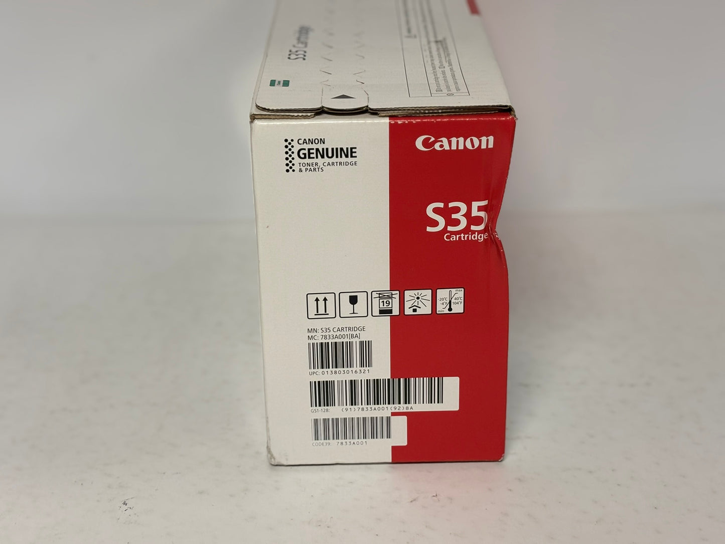 New OEM Canon S35 ImageClass D300,D320,D340,L170 Black Toner Cart 7833A001AA