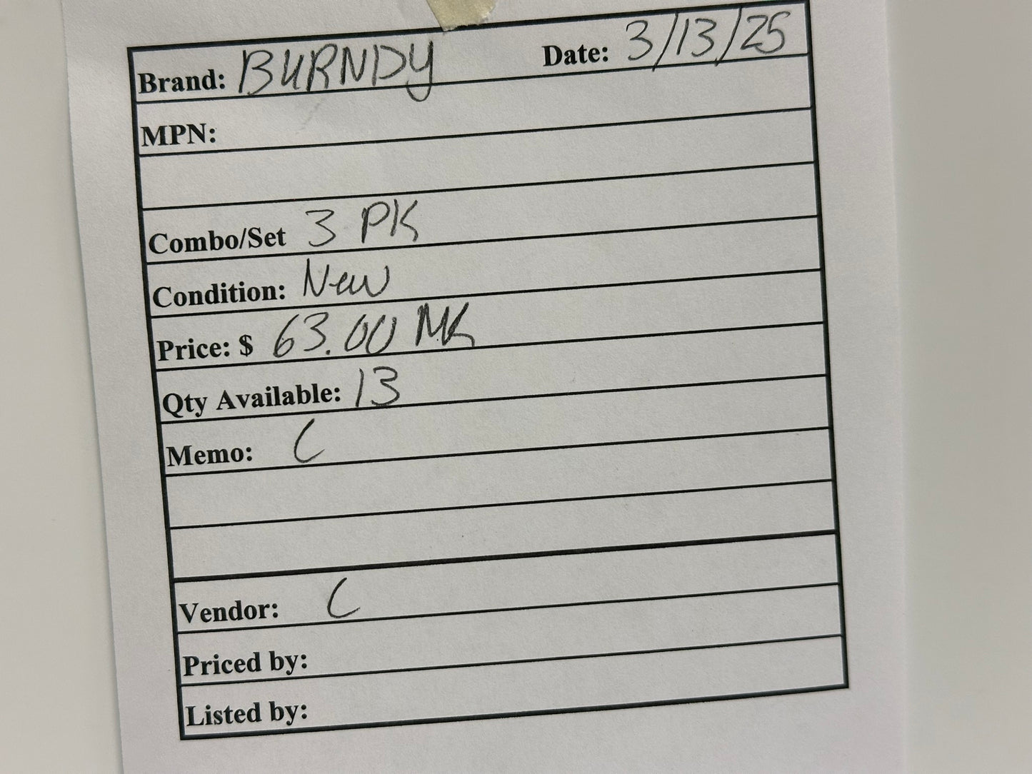 3 PK Burndy (YS31) 350MCM Comp Cu & Mech Lugs and Butt Splices Solderless Connectors