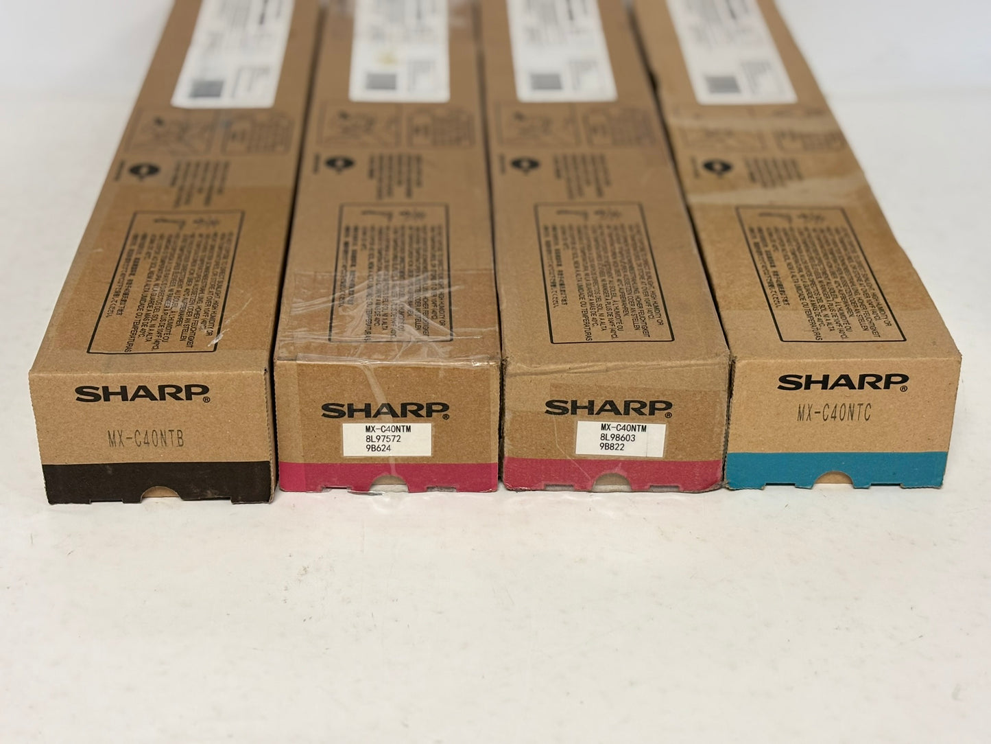 4 New OEM Sharp MX-C311,MX-C312,MX-C400P,MX-C402SC MX-C40NT CMMK Toners