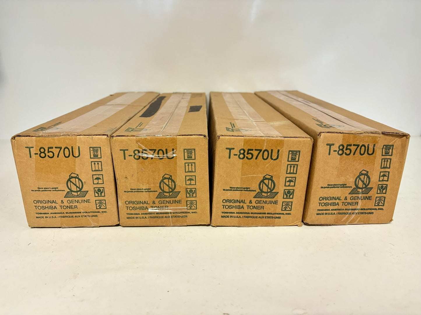 4 OEM Toshiba E STUDIO 557,657,757,857 Black Toner Cartridges T-8570U (T8570U)
