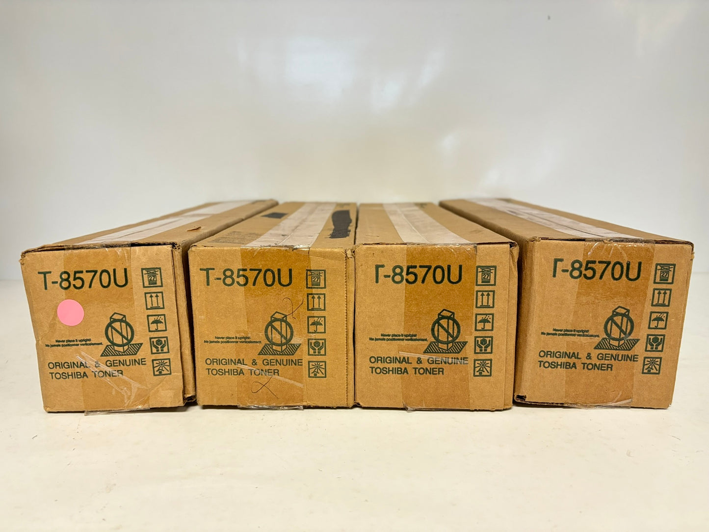 4 OEM Toshiba E STUDIO 557,657,757,857 Black Toner Cartridges T-8570U (T8570U)