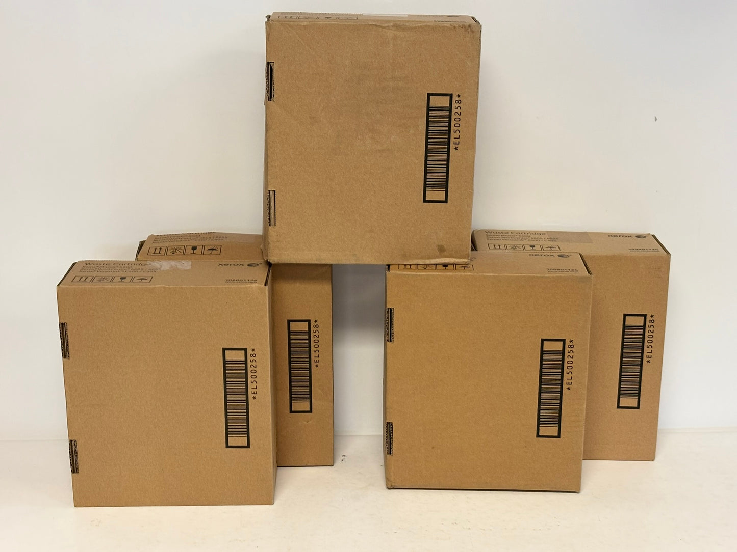 5 OEM Xerox Phaser6600, VersaLinkC400, C405, WC6605 Waste Cartridges 108R01124