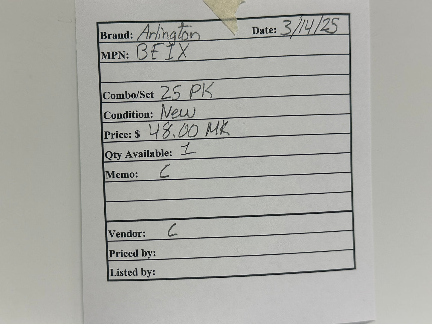 Arlington (BE1X) Plastic Extender W/ Larger Flange Covers Miscut Drywall From 1/4" to 1 1/2"