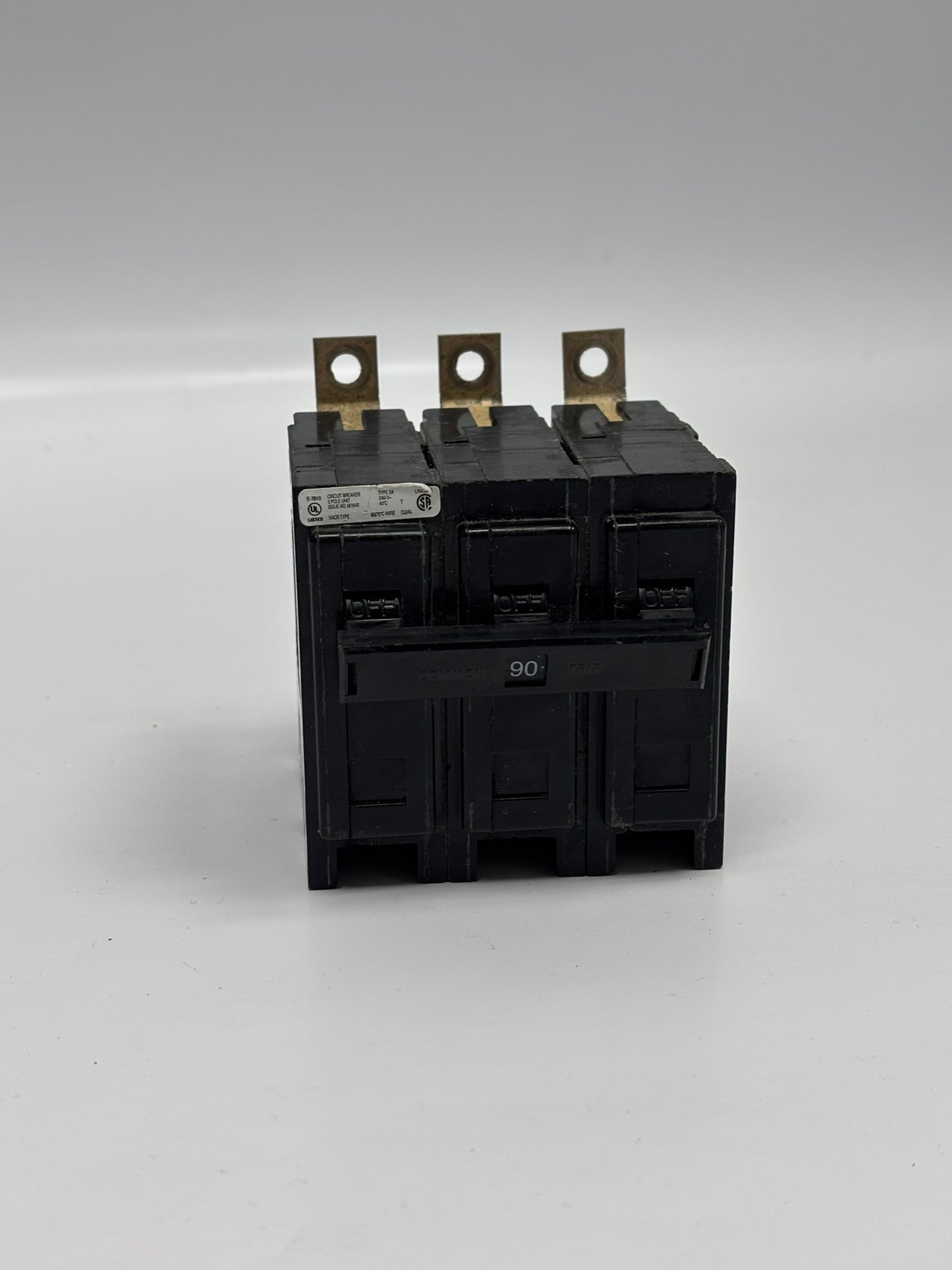 Eaton BAB3090H Quicklag Industrial Thermal-Magnetic Circuit Breaker