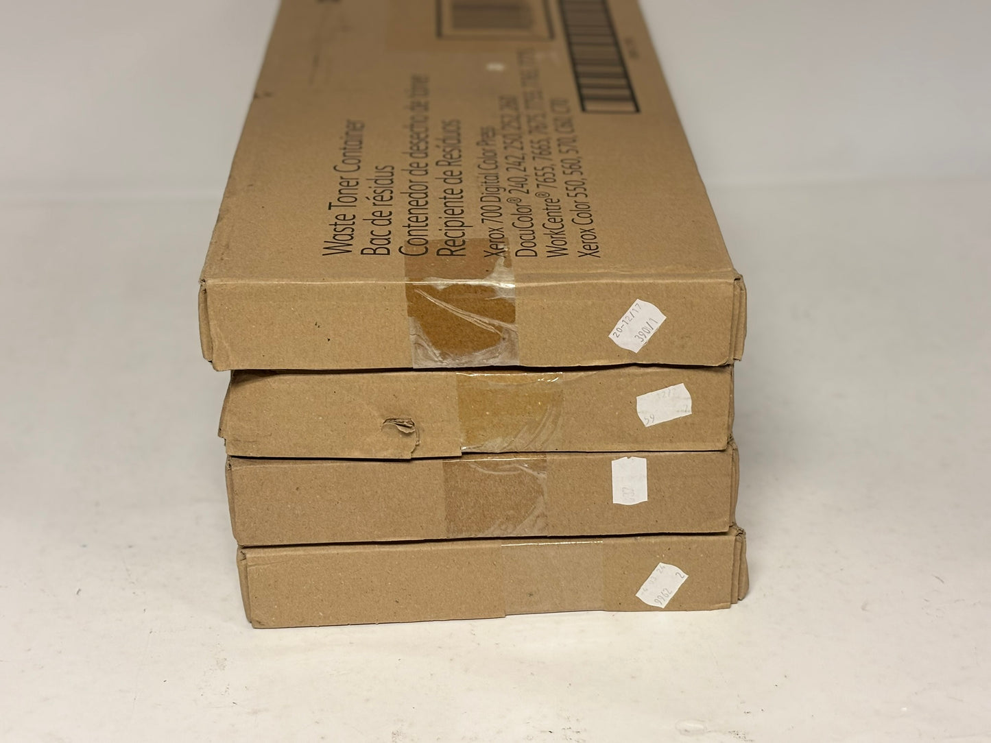 4 OEM Xerox WC7655,7665,7675,C550,560,C60,C70 Waste Toner Containers 008R12990