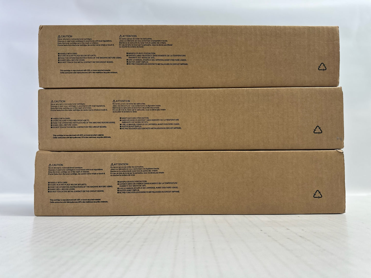 3 New Genuine Toshiba e-STUDIO 2050C, 2550C, 2051, 2551C YKK Toners T-FC30U