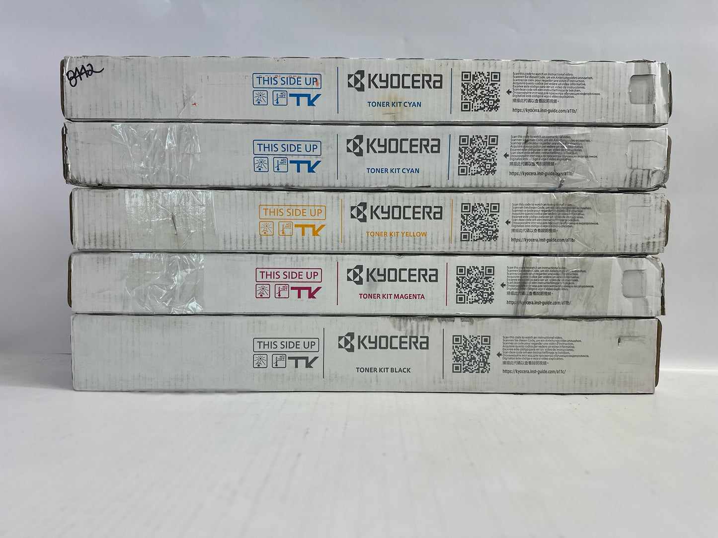 5 New Genuine Kyocera TASKalfa 2552ci,2553ci CCMYK Toners TK-8347