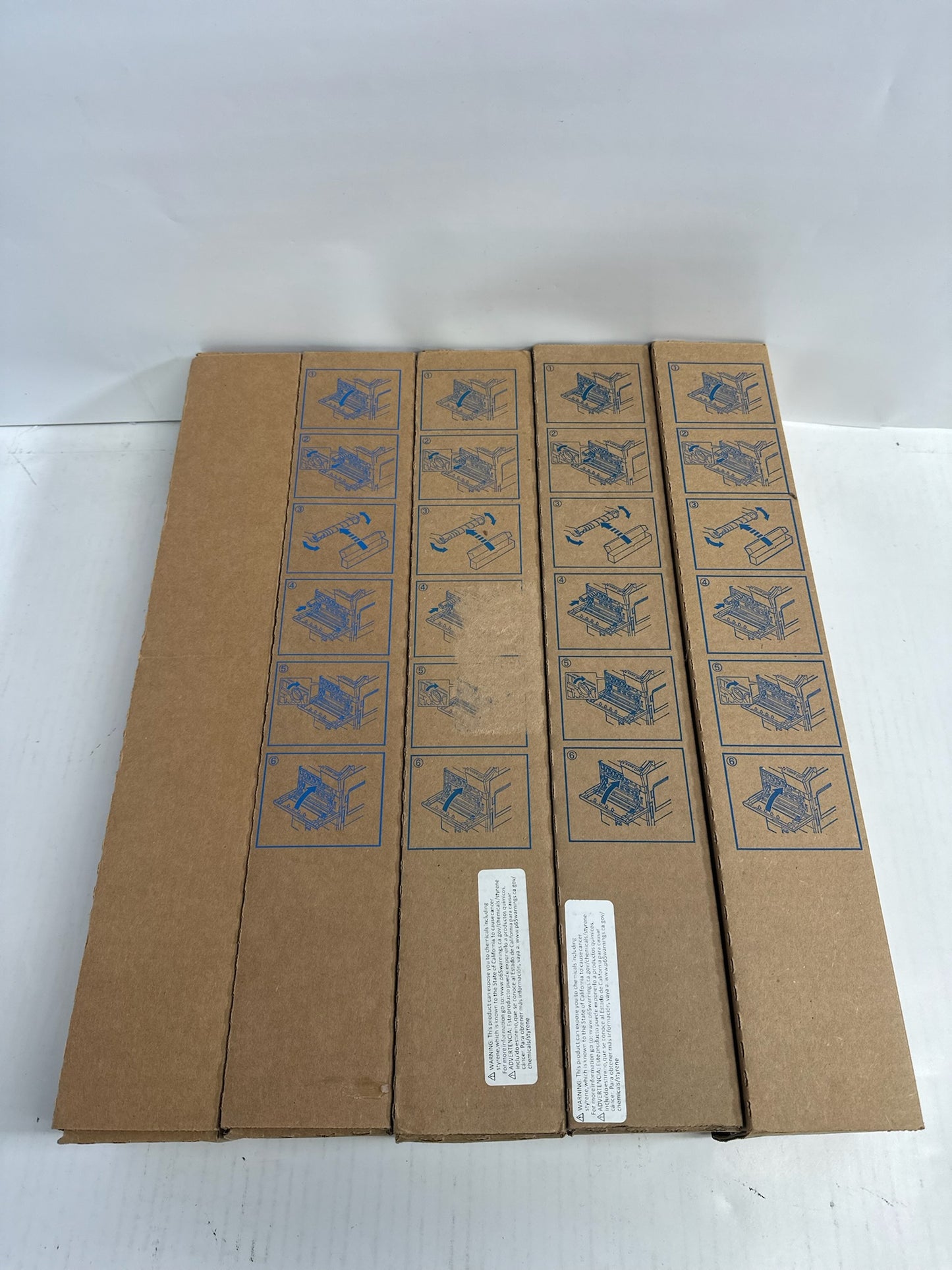 5 New Genuine Konica C458,C558,C658 CMYYK Toners TN514 (TN514AC)