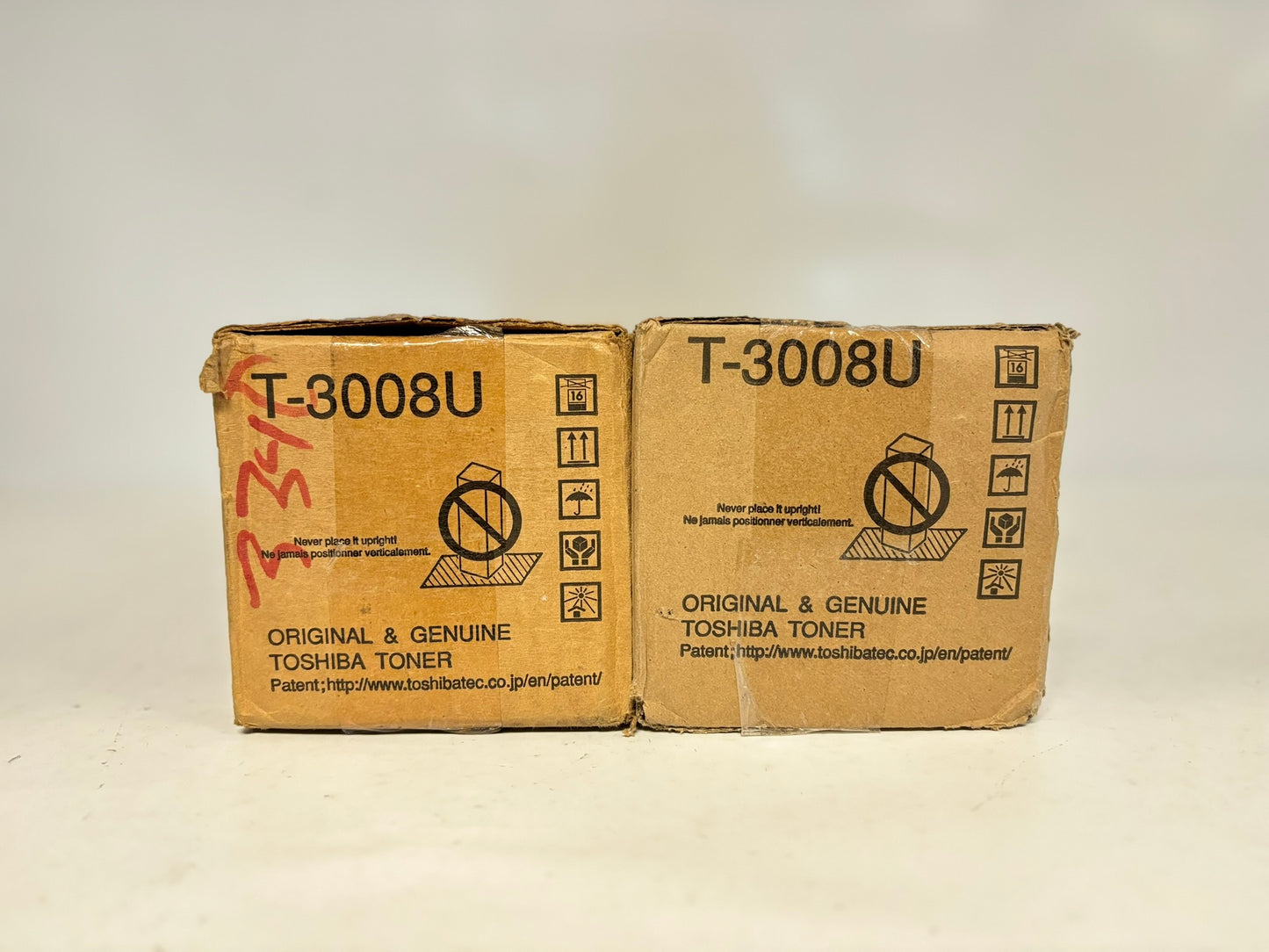 2 Genuine Toshiba 2008A,2508A,3008A,3008AG,3508A Black Toners T-3008U(T3008U)