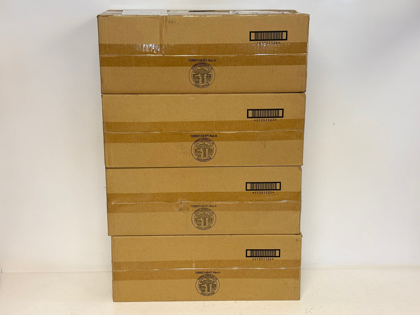 4 OEM Xerox VersaLink C500,C505 CMYK Drum Cartridges 108R01481,1482,1483,1484
