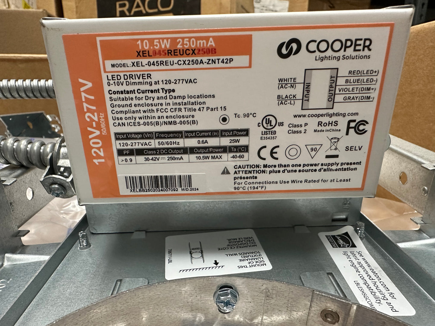 Cooper/Halo Commercial Recessed Lighting Housing 4" HC410D010REM14 1000lm, UNV
