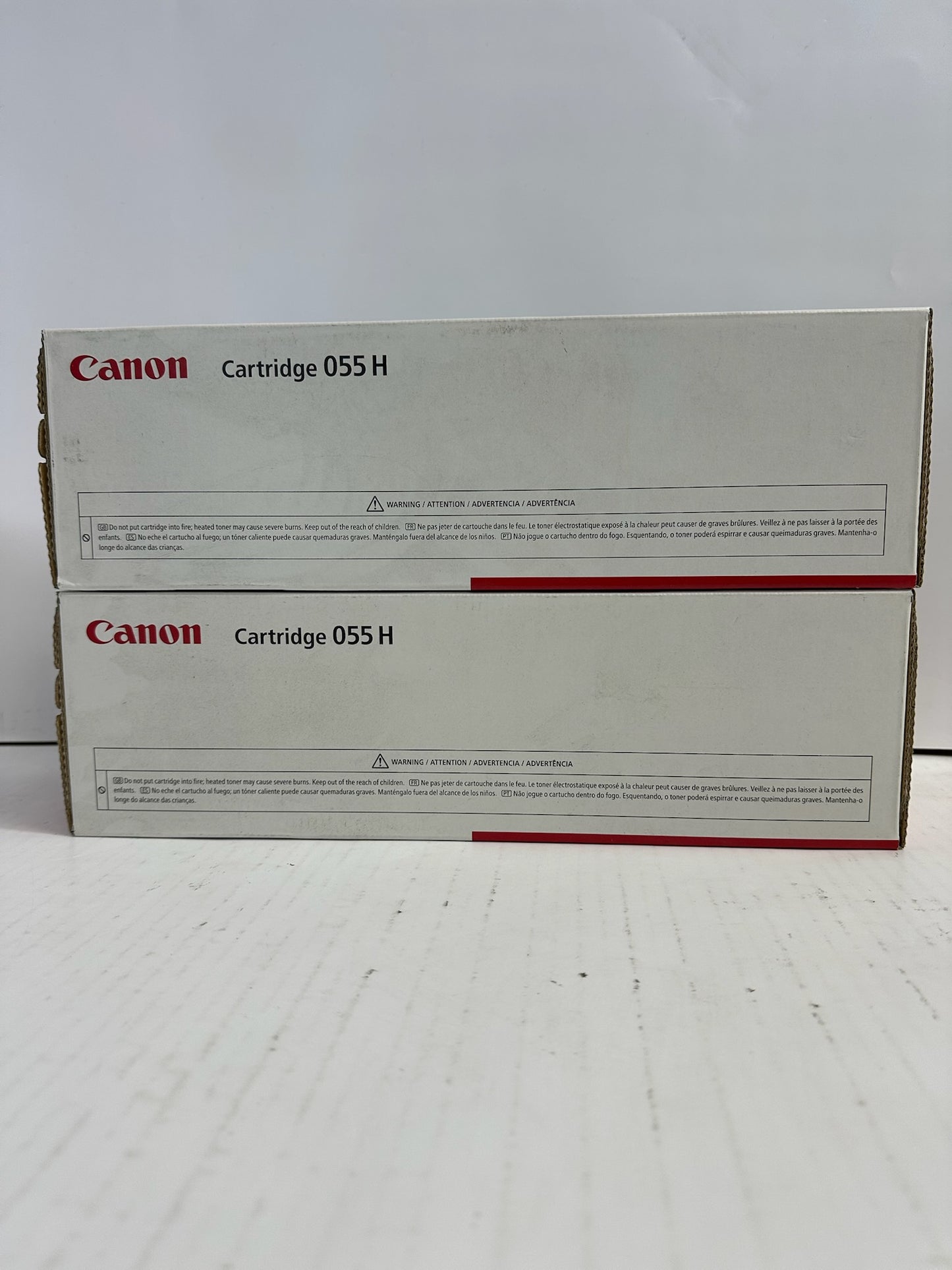 2 New OEM Canon 055H LBP660,MF 740C Series Cyan & Mag. Toners 3019C001, 3018C001
