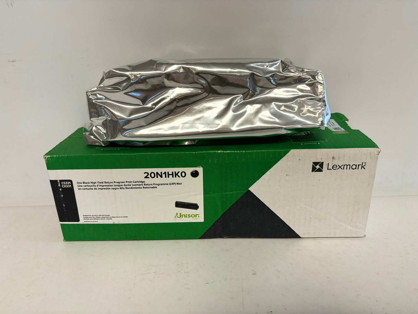 Open OEM Lexmark CS331dw,CX431adw Black High Yield Print Cart 20N1HK0 (Sealed)