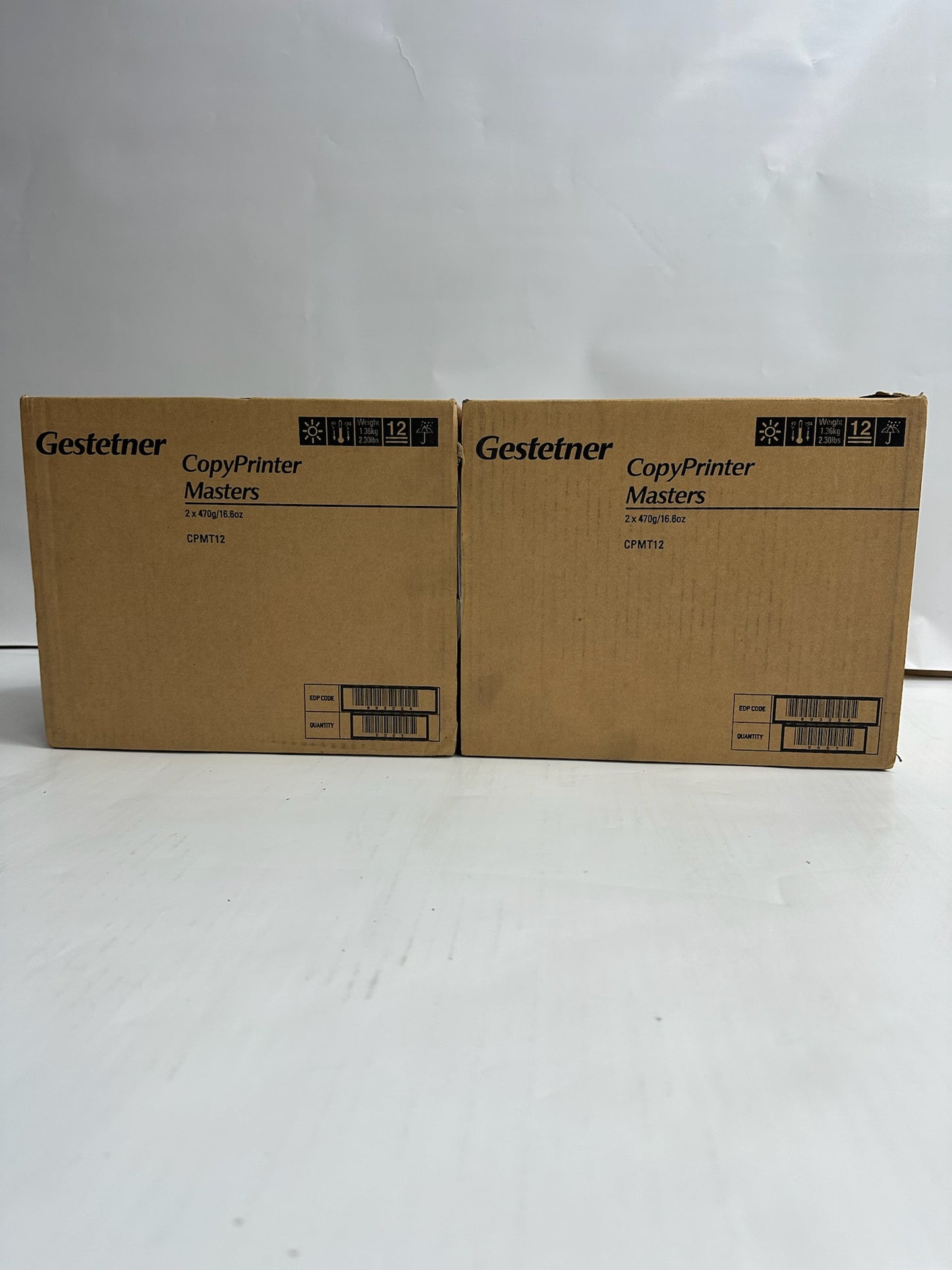 2 Open OEM Gestetner 5306L,CP5000 Master Rolls CPMT12, 893024 (4 rolls in total)