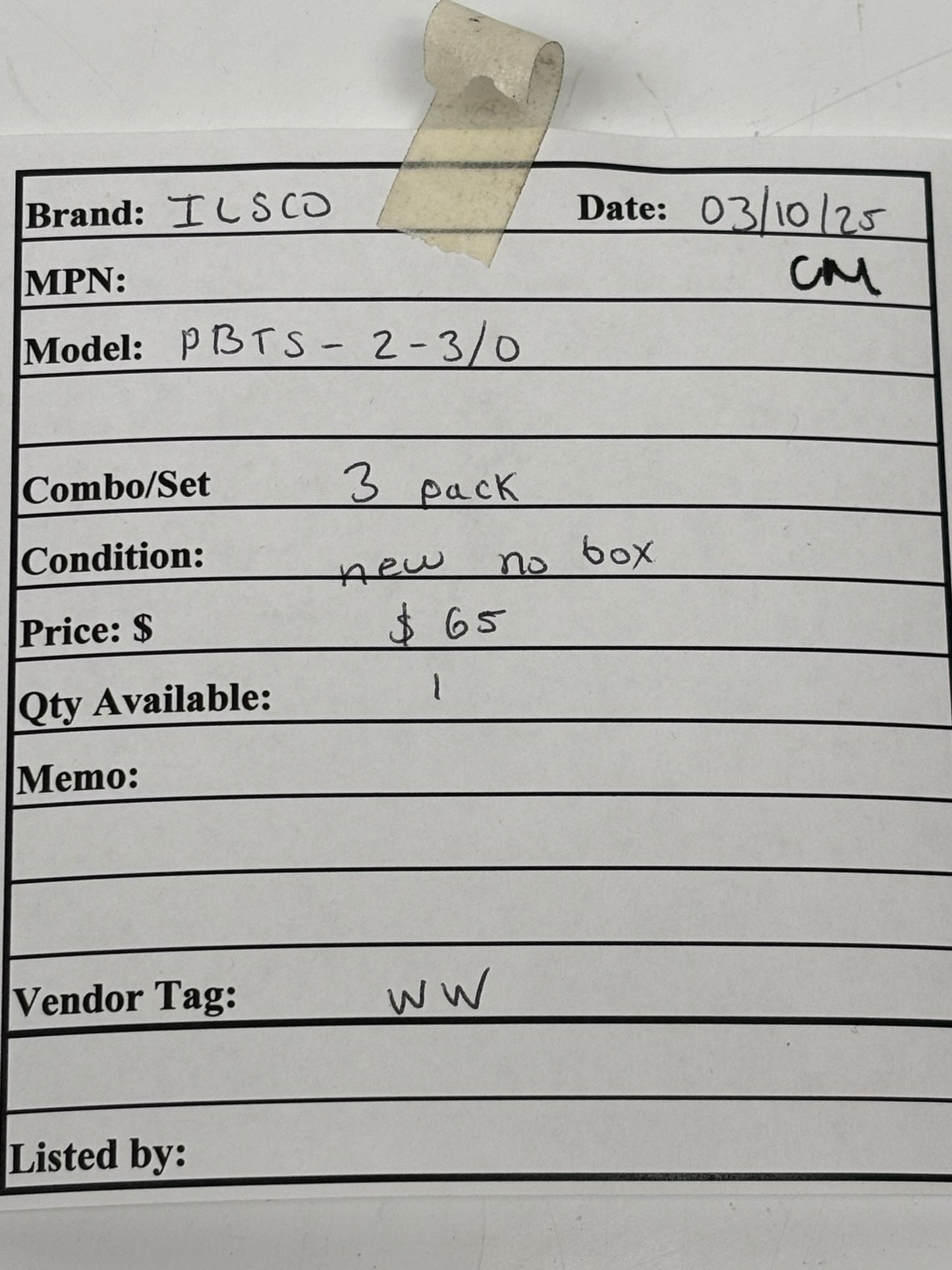 Ilsco PBTS-2-3/0 2-Port Insulated Tap Connector 600 Volt