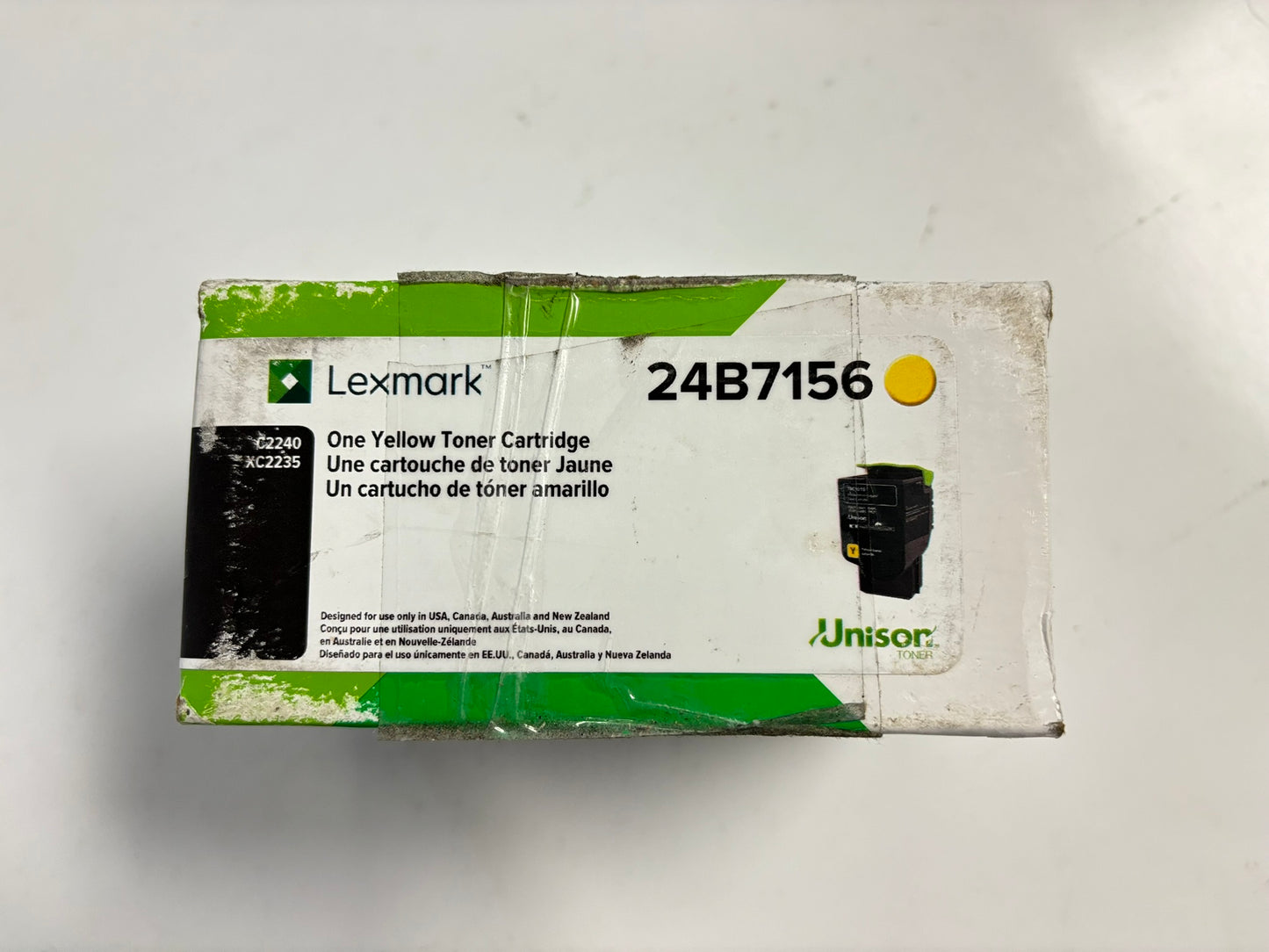 New OEM Lexmark C2240, XC2235 Yellow Toner Cartridge 24B7156 Same Day Shipping