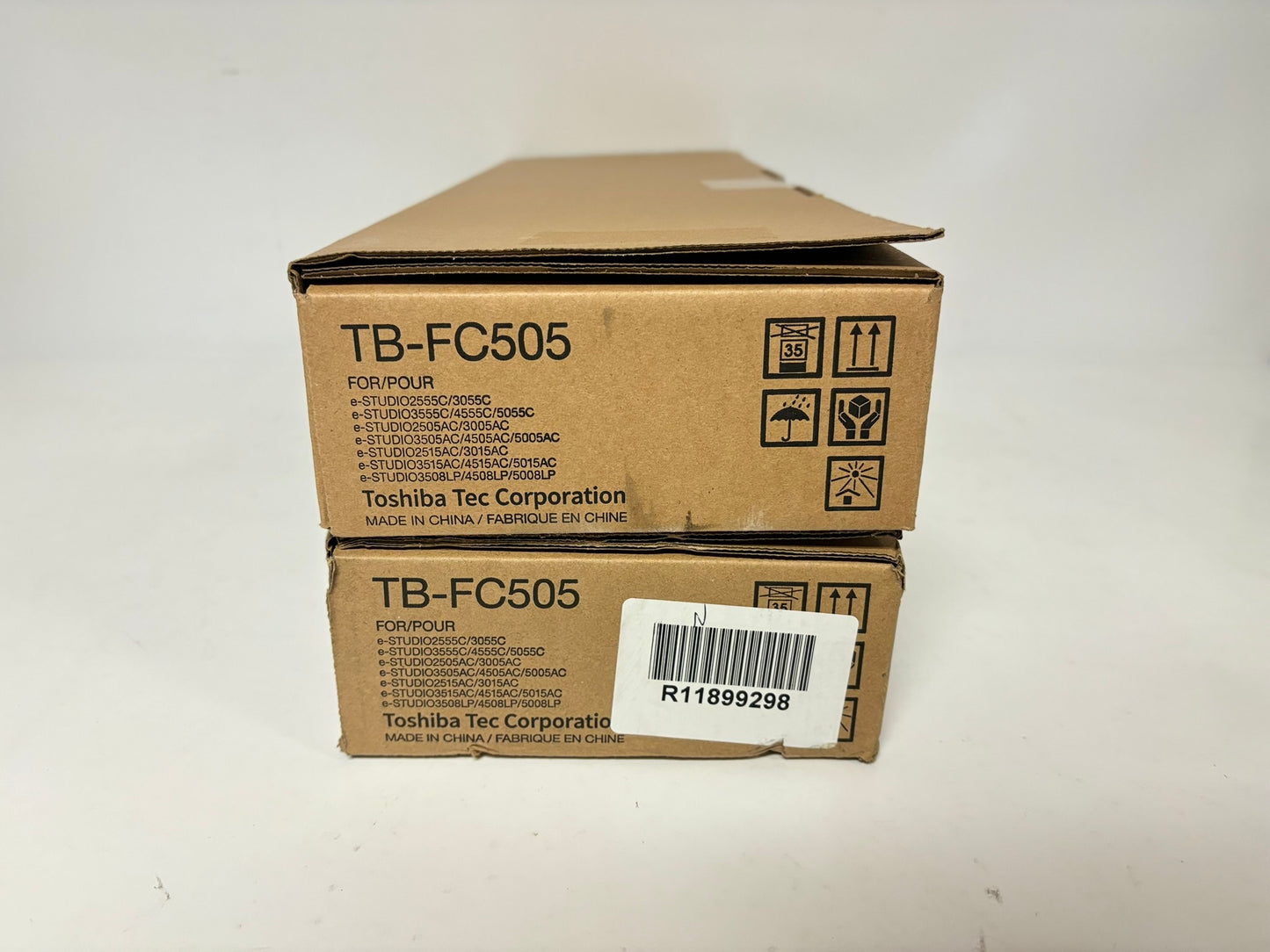 2 OEM Toshiba eSTUDIO 2505AC,3005AC,3015AC,3055C Waste Toner Container TB-FC505