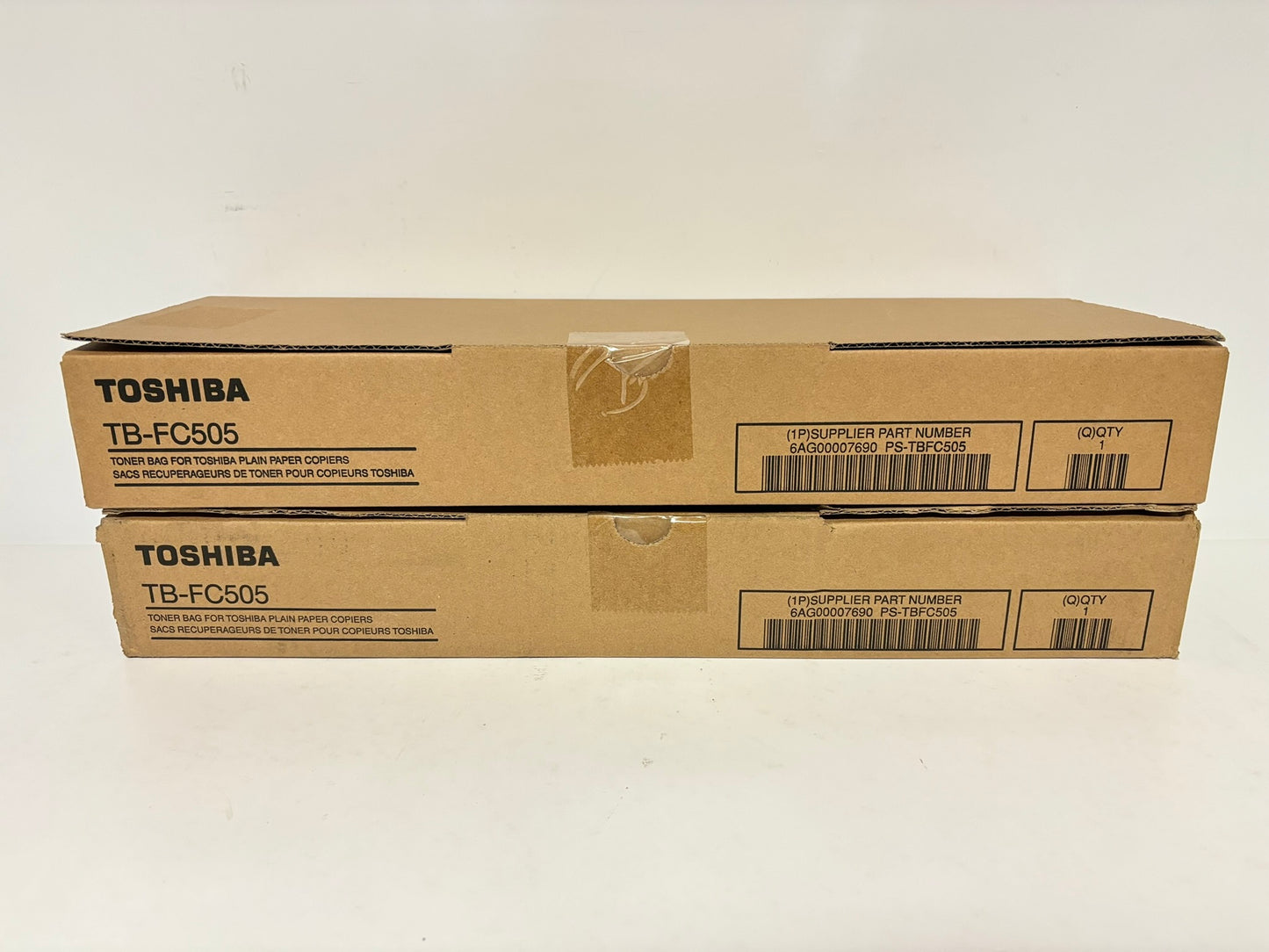 2 OEM Toshiba eSTUDIO 2505AC,3005AC,3015AC,3055C Waste Toner Container TB-FC505