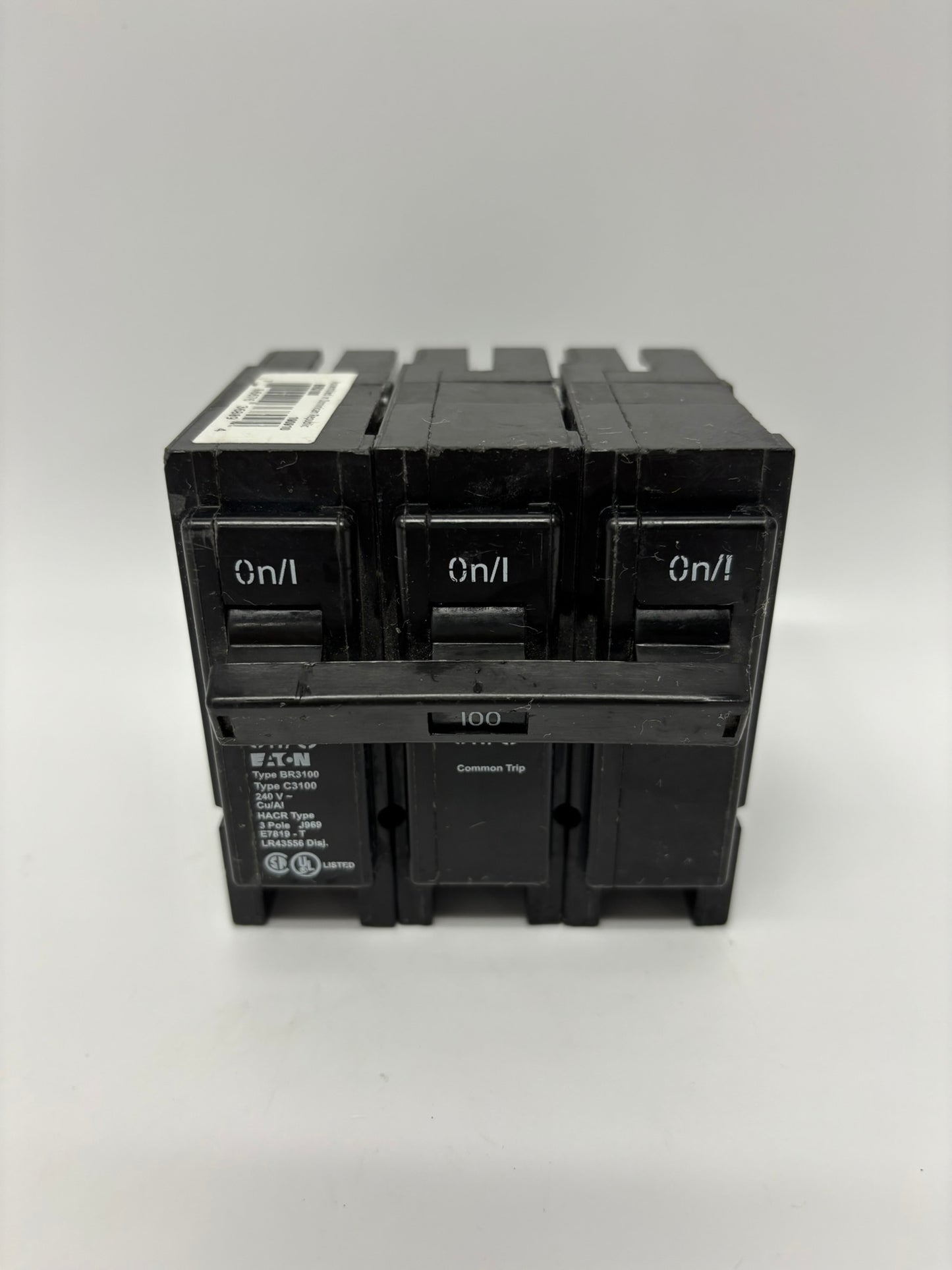 Eaton BR3100 Circuit Breaker 240V 3 Pole 100 AMP