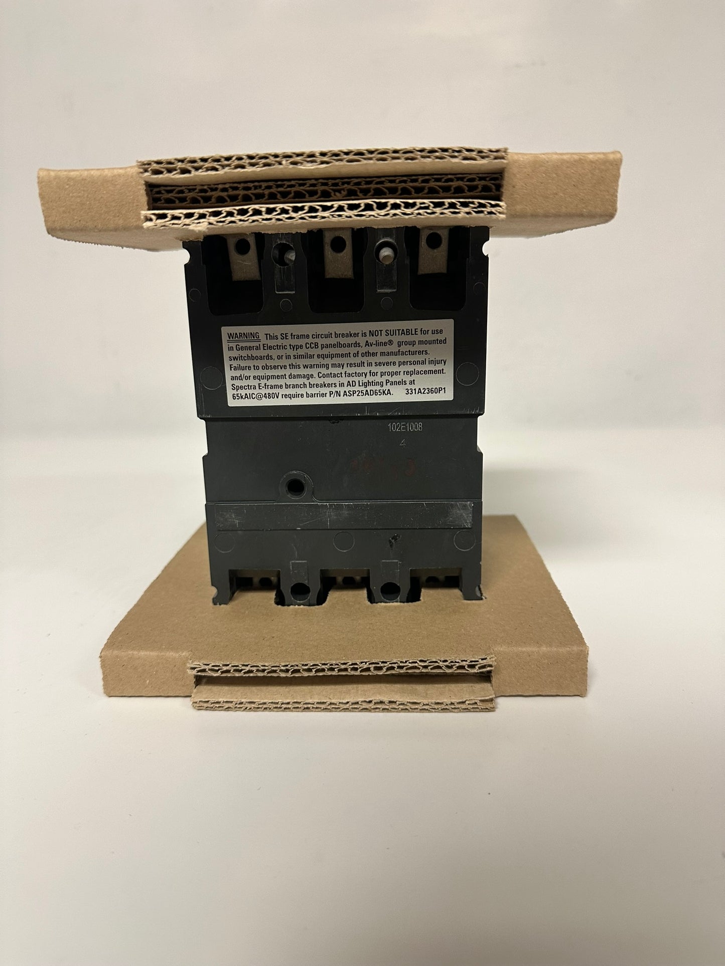 GE Spectra RMS SELA36AT0030 3-Pole Circuit Breaker Frame Only, 30 AMP-600 VAC