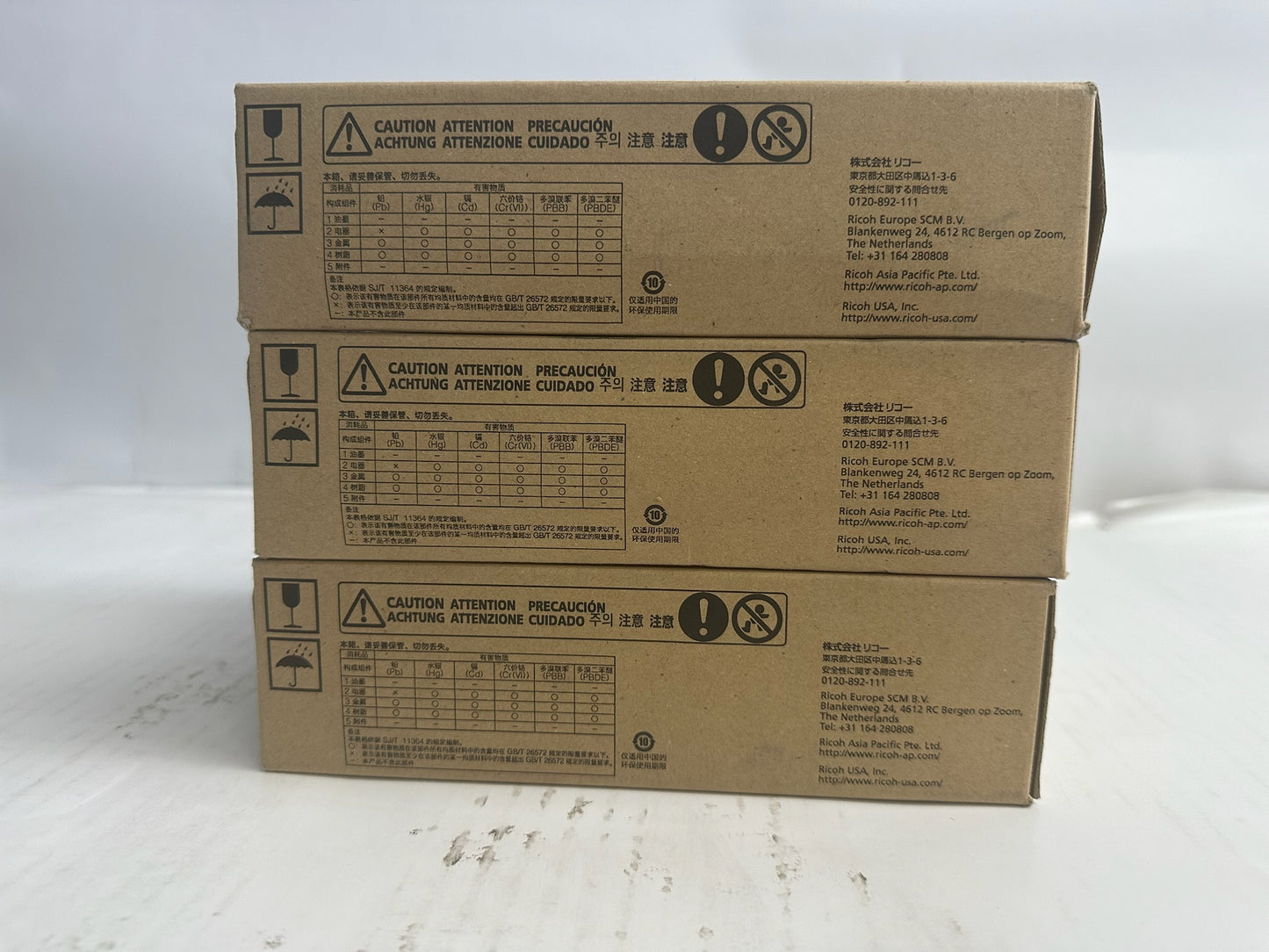 3 New Genuine Ricoh Pro L5130, L5160 Type C2 Flushing Cartridge 344117, M966-05