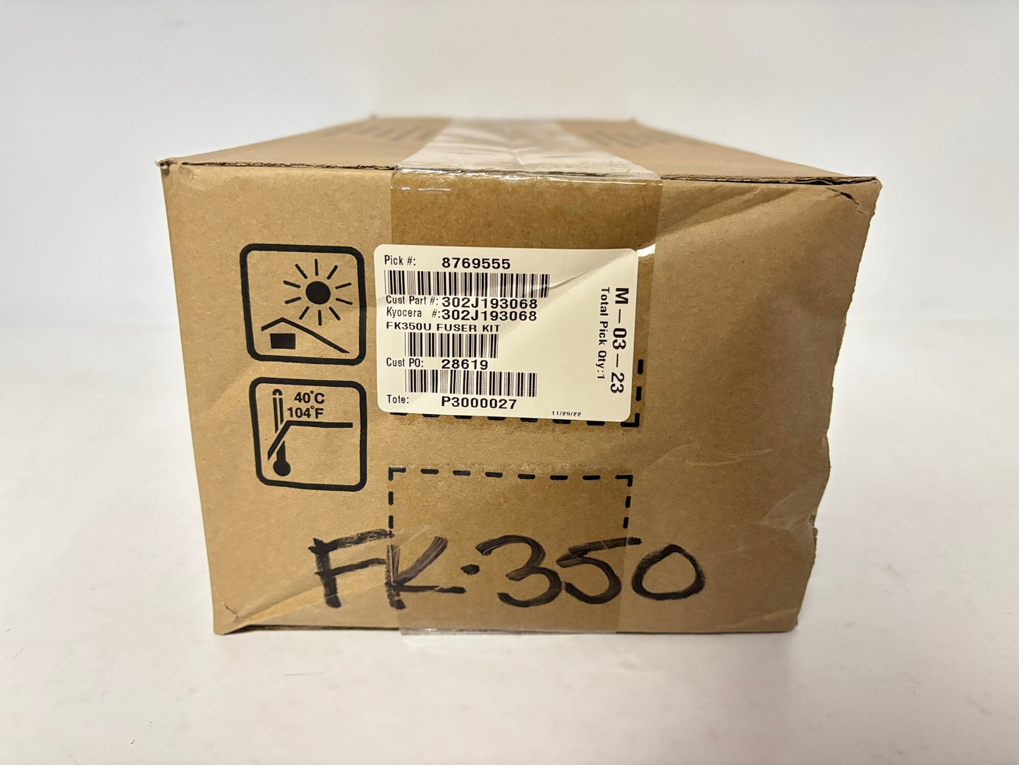 OEM Kyocera Mita FS2020D,FS3140MFP,FS4020DN FK-350(U) Fuser Unit 302J193068