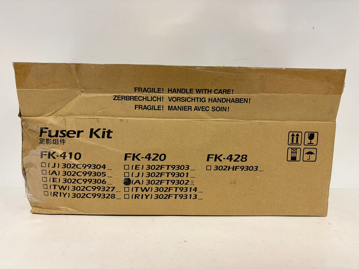 Open OEM Kyocera Mita CS2550 FK-420A Fuser (Fixing) Unit - 120 Volt 302FT93029