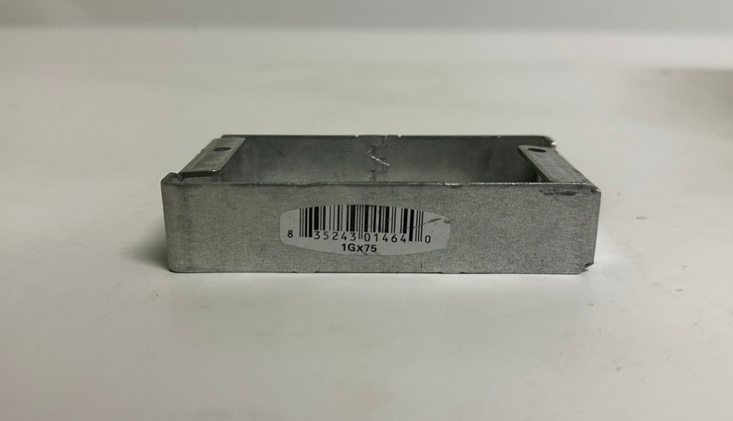 37 PK Orbit 1GX75 3/4" 1-Gang Adjustable Ring Extension, 16-Gauge Steel