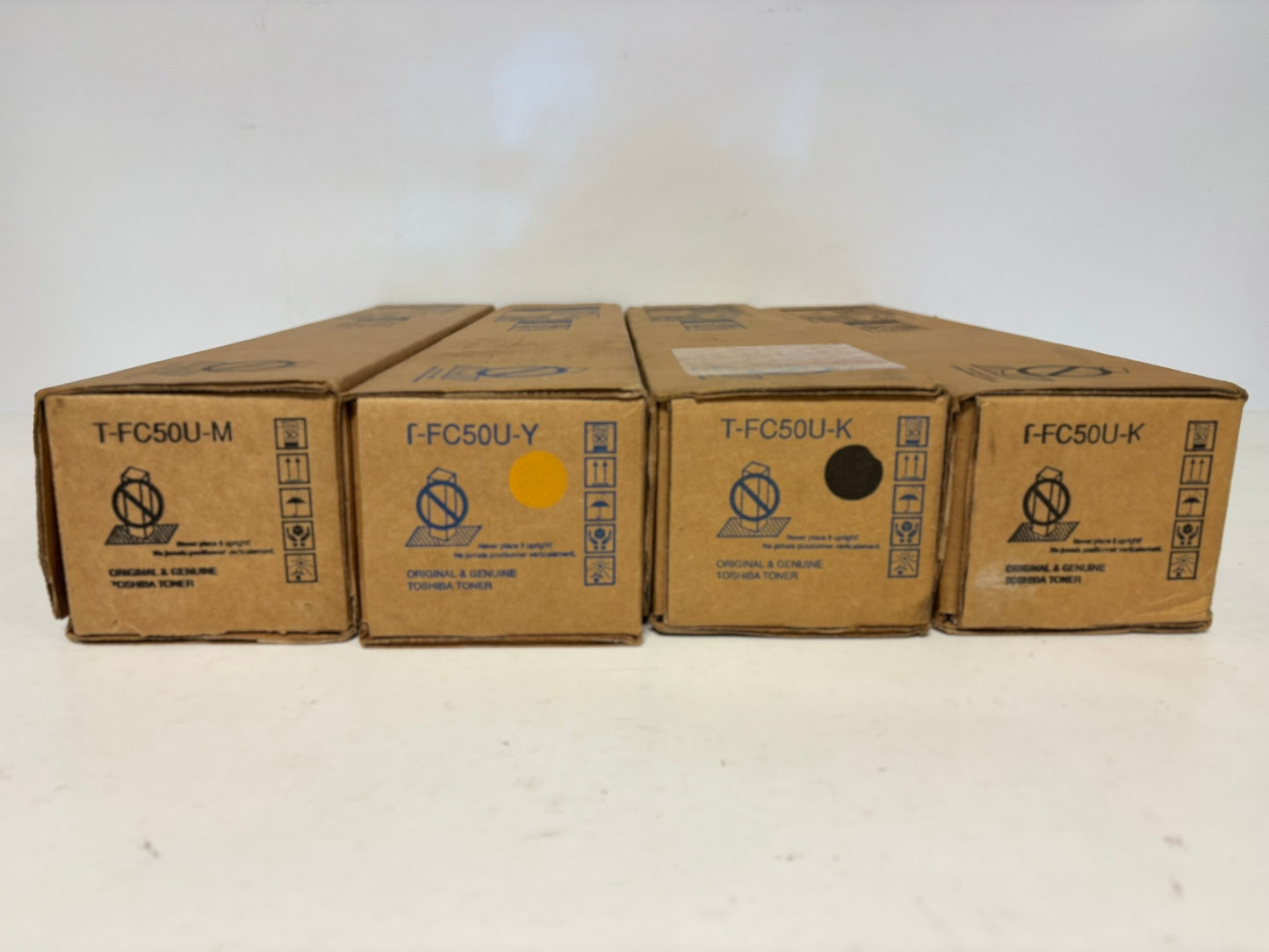 4 Genuine Toshiba eSTUDIO 2555C,3055C,C4555C,5055C T-FC50U MYKK Toners