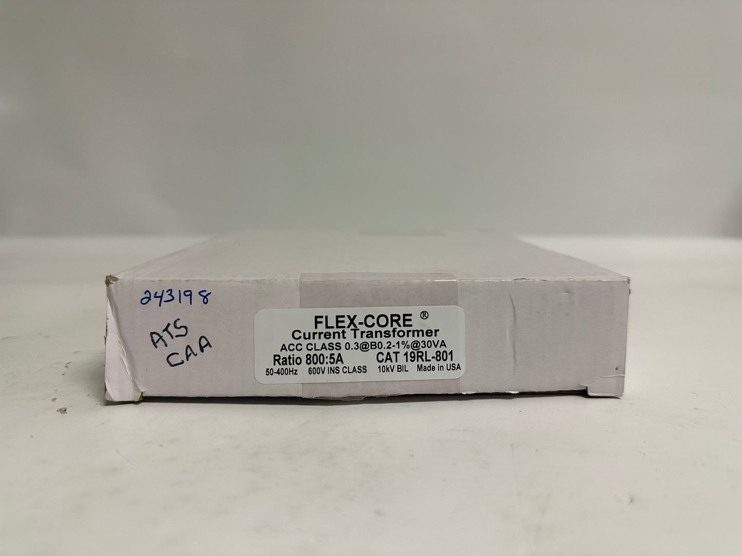 Flex-Core 19RL-801 Current Transformer 800:5 Ratio New in Box