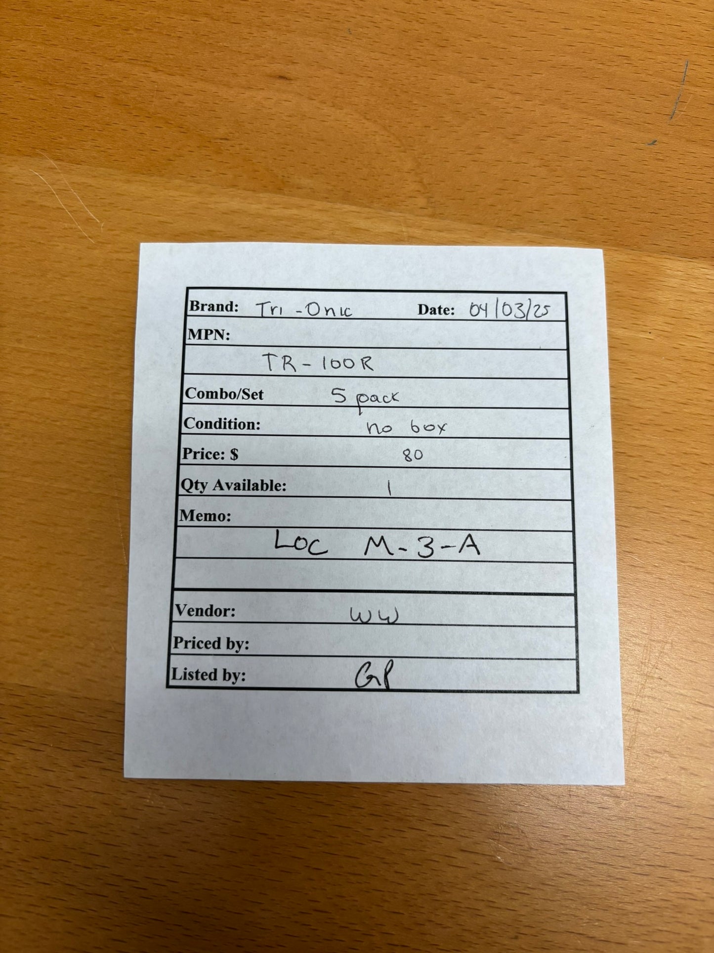 5-Pack Mersen TR100R Blade Tri-Onic® Fuse TR-R Class RK5 Time-Delay 250VAC 250VDC 100A