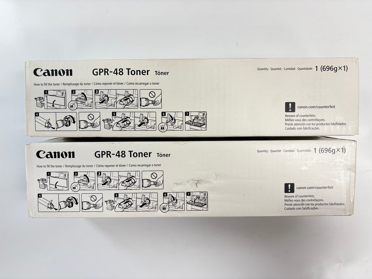 2 OEM Canon imageRUNNER ADVANCE 400iF,500iF GPR-48 Black Toner 2788B003AB