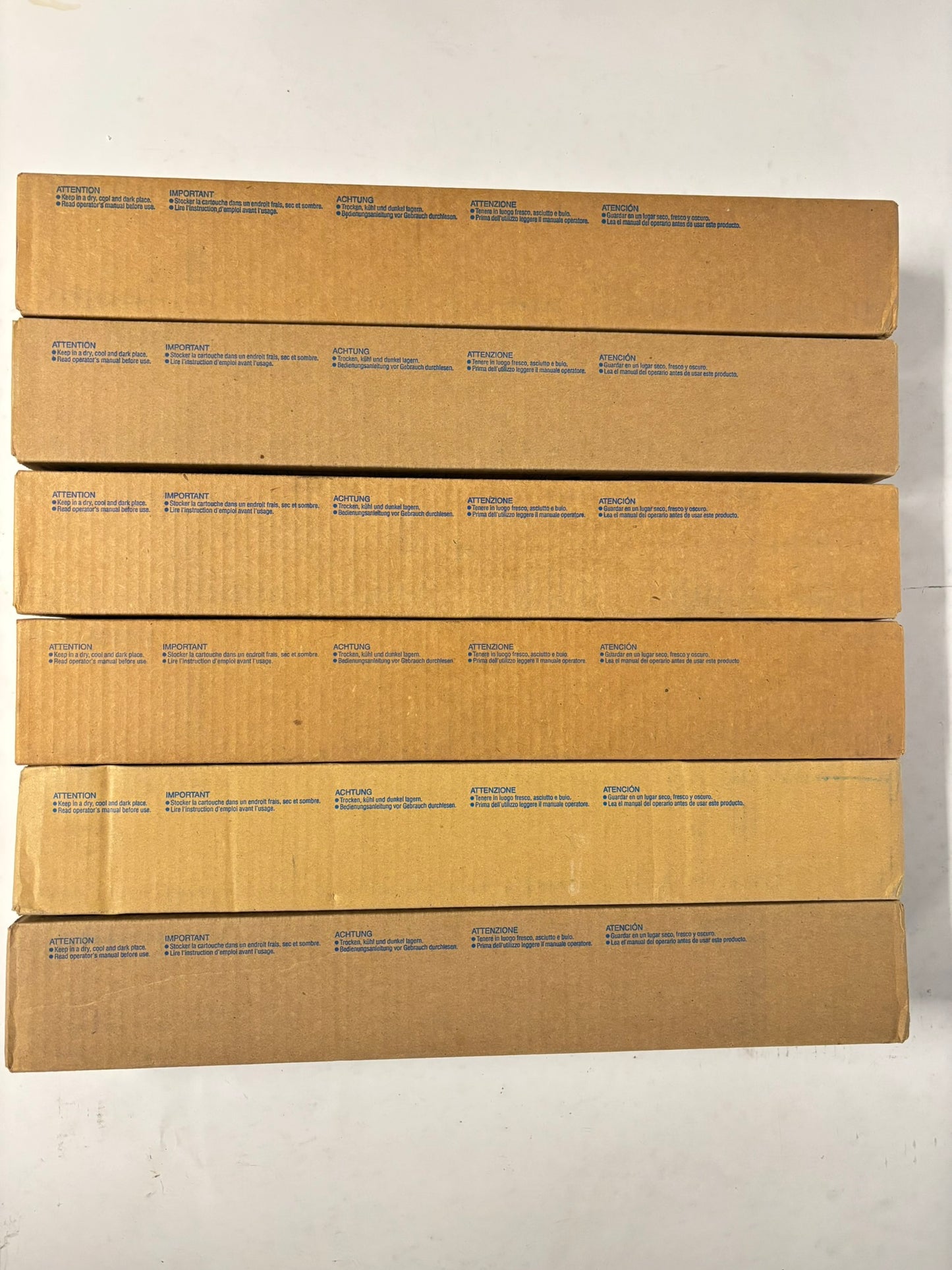 6 New Genuine Konica Bizhub C454,C454e,C554,C554e TN512 CCCMYY Toners