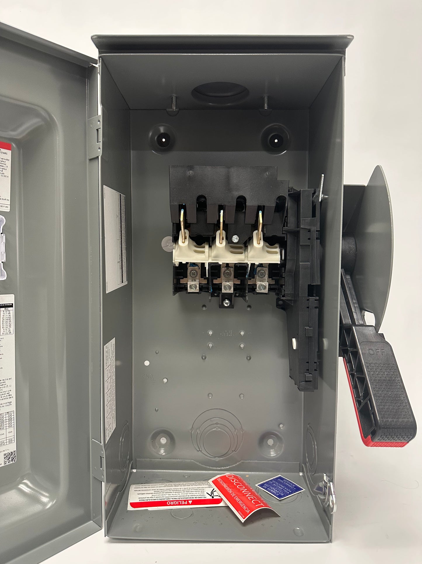 SquareD VHU362RB Heavy Duty Safety Switch Type 3R 60A 600V
