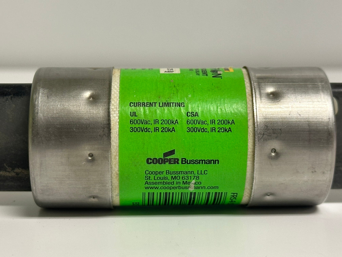 8 PK Bussmann No Box FUSETRON FRS-R-125 – 125A Dual-Element Time-Delay Fuse