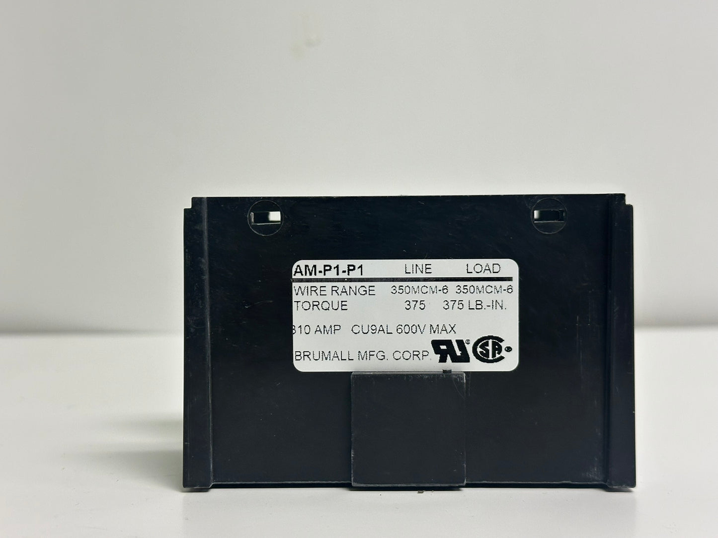 7 PK NSI AM-P1-P1 – 350A Power Distribution Block, 600V, 1-Pole