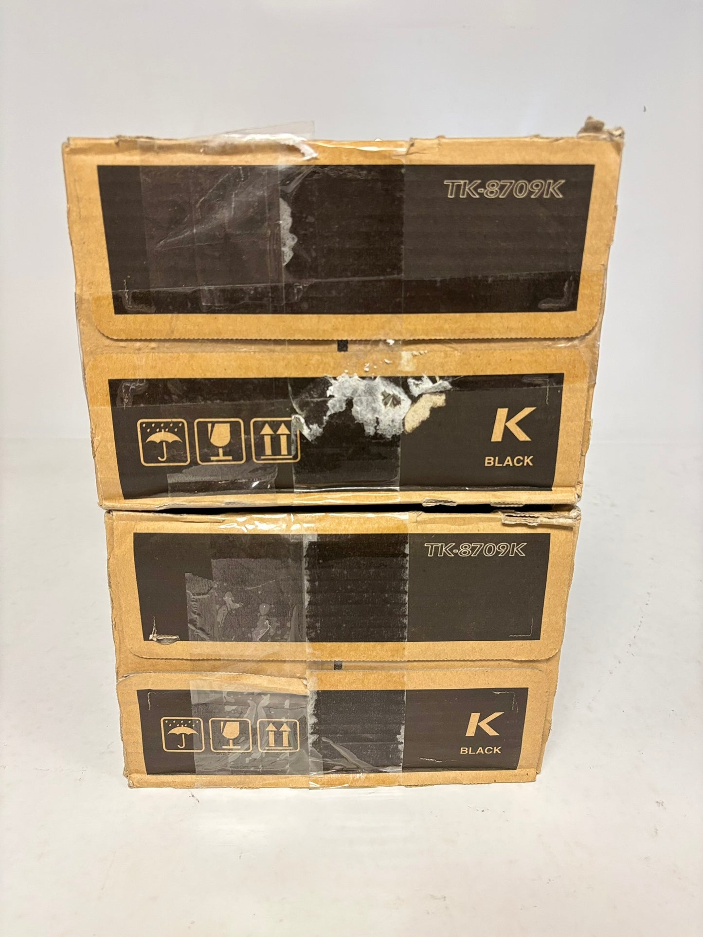 2 OEM Kyocera TASKalfa 6550ci,6551ci,7550ci Black Toners TK-8709K, 1T02K90CS0