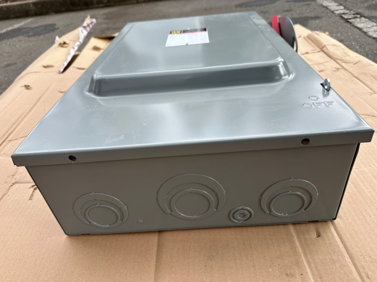 Square D H364 200a 600v 3Ph Fusible Type 1 Indoor Safety Switch Disconnect