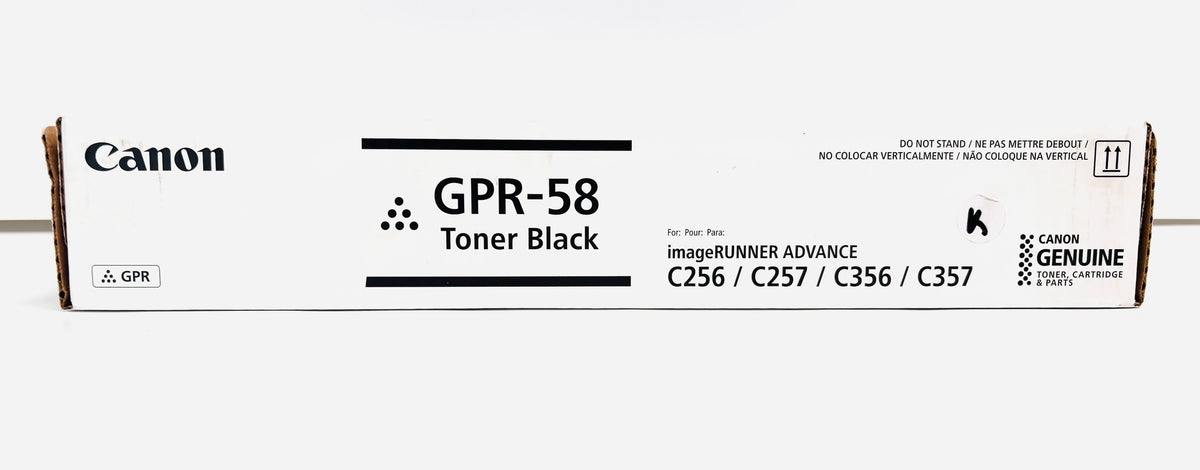 Genuine Canon iRAC256/C259/C257/C356 Black Toner GPR-58, GPR58K