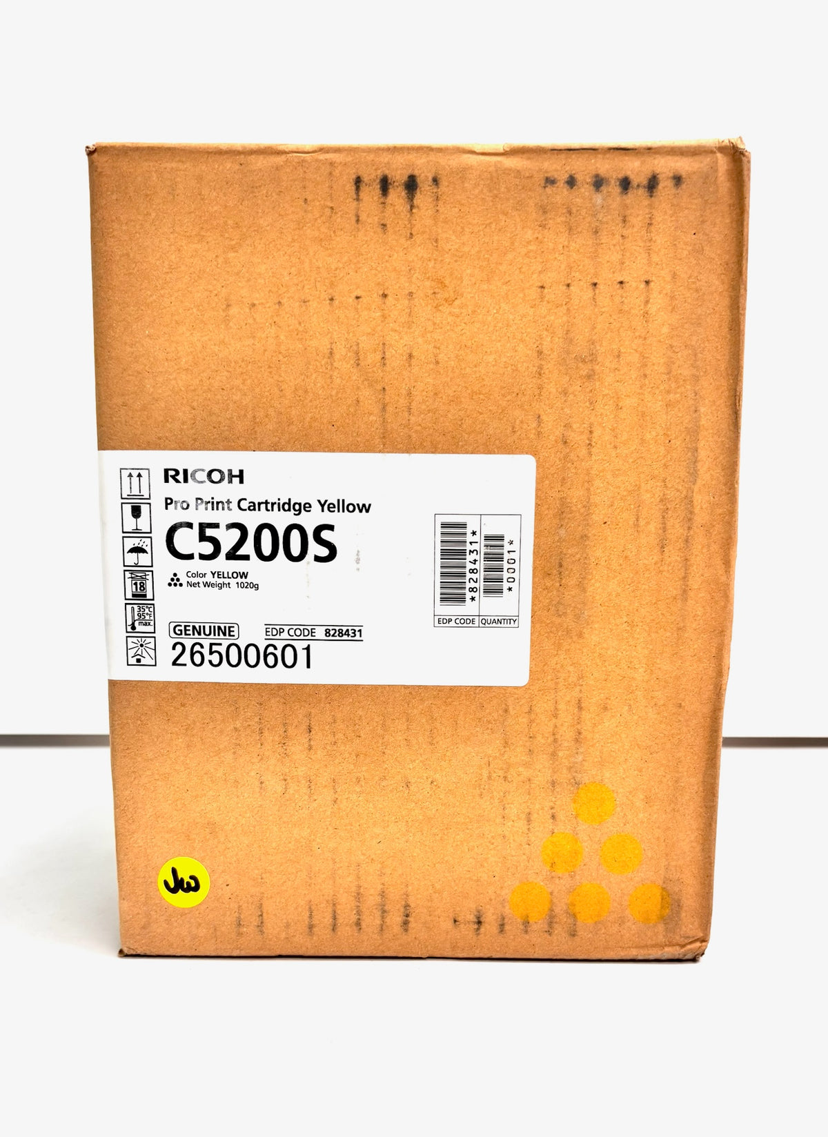 Cosmetic Genuine Ricoh C5200S,C5210s Yellow Toner 828431