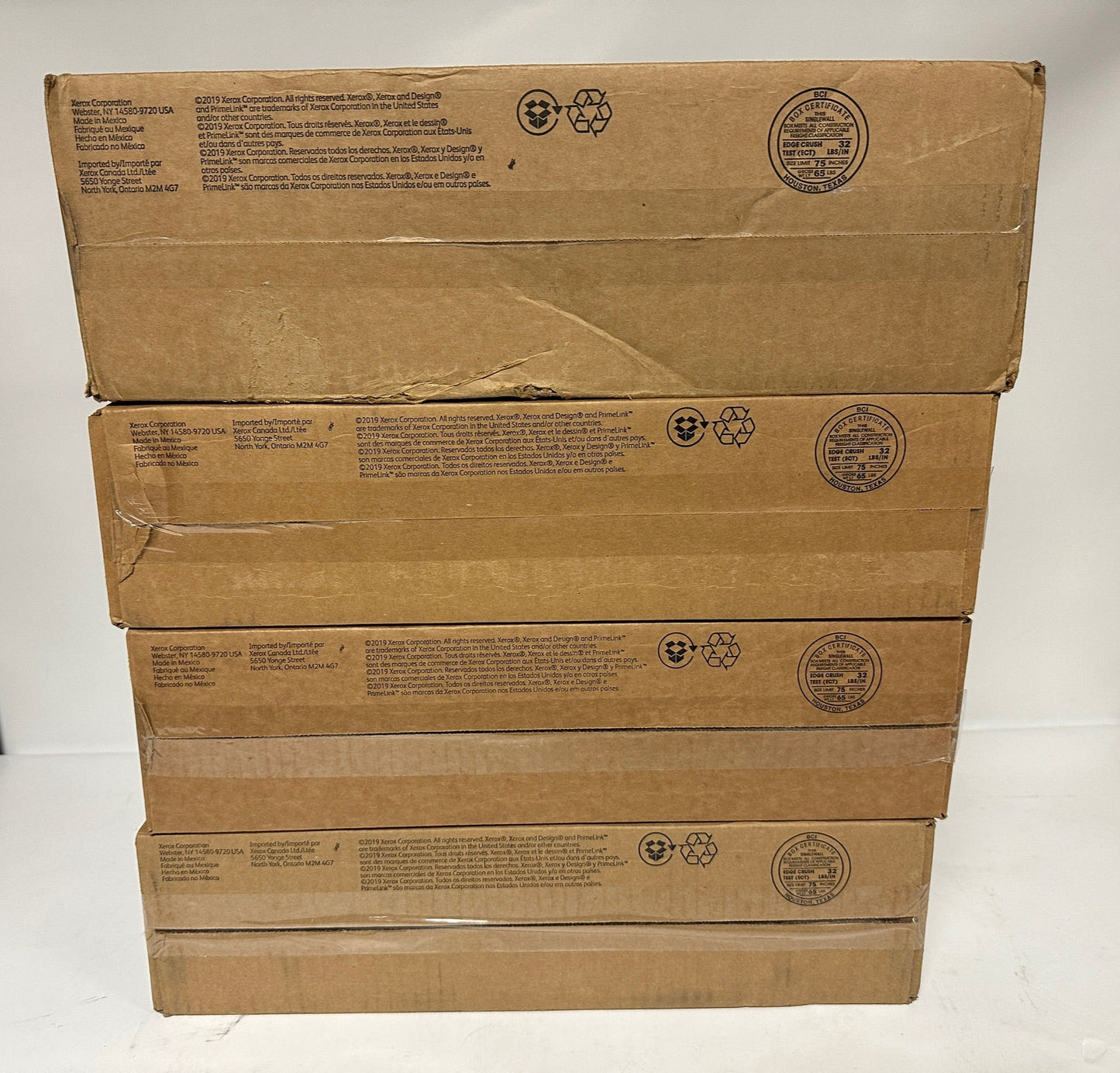 4 OEM Xerox C550,560,570,C60,C70 Drums 013R00663, 013R00664 (1 Black, 3 Color)