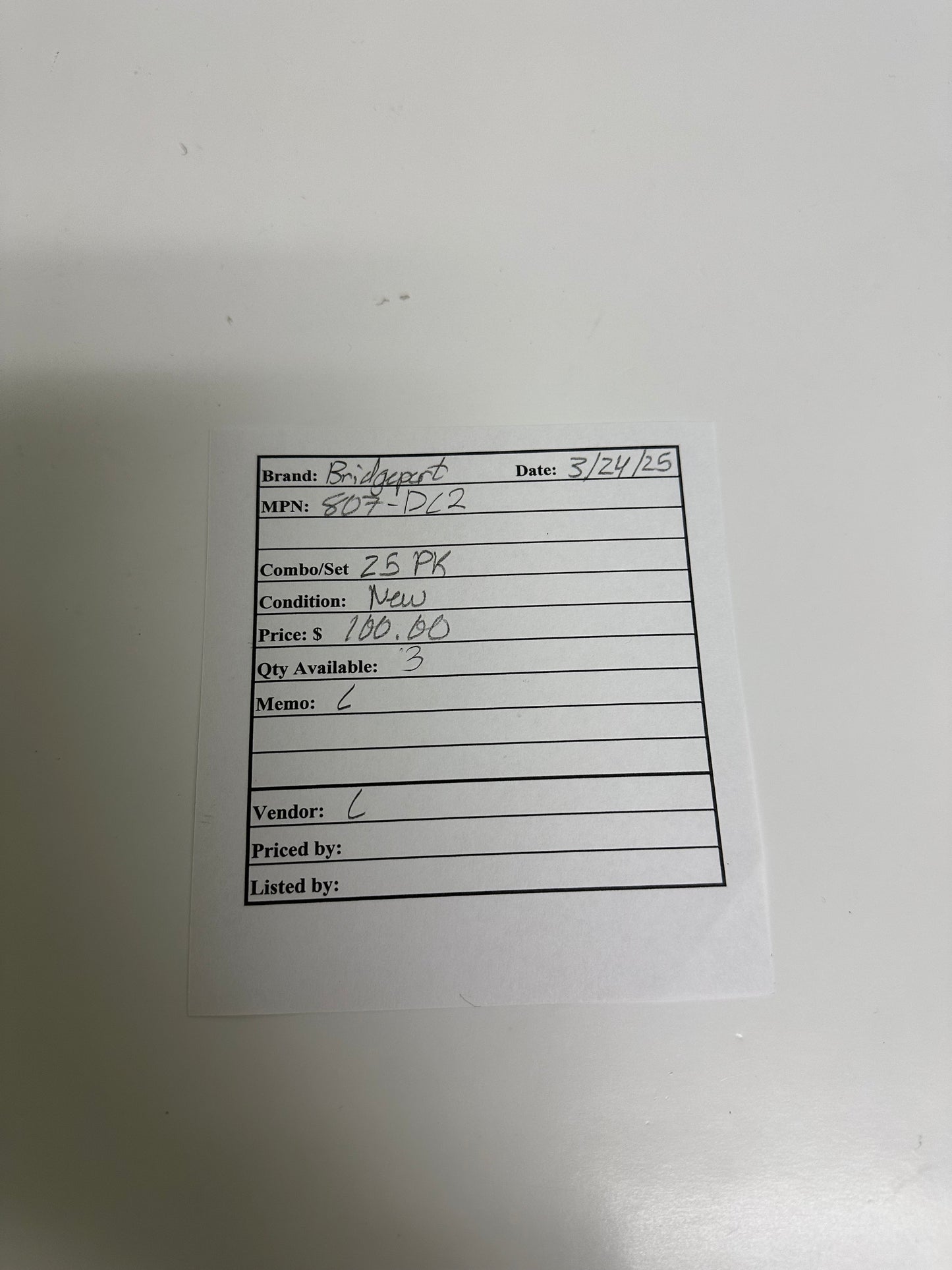 25 PK Bridgeport (807-DC2) 1" Angle Connector, 1 Inch Knockout Size, Zinc