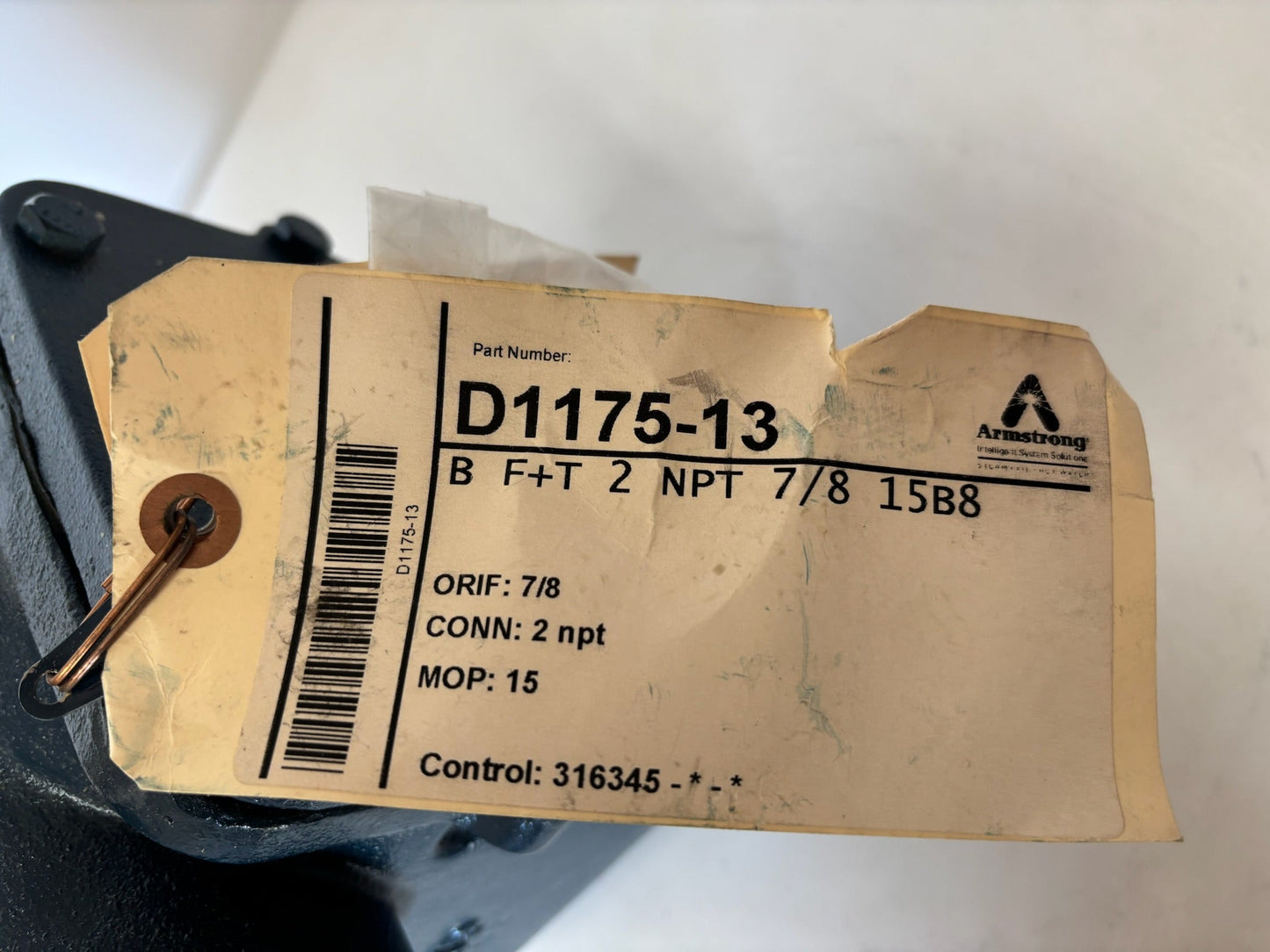 New Armstrong D1175-13 2" Float & Thermostatic Steam Trap 15 PSI