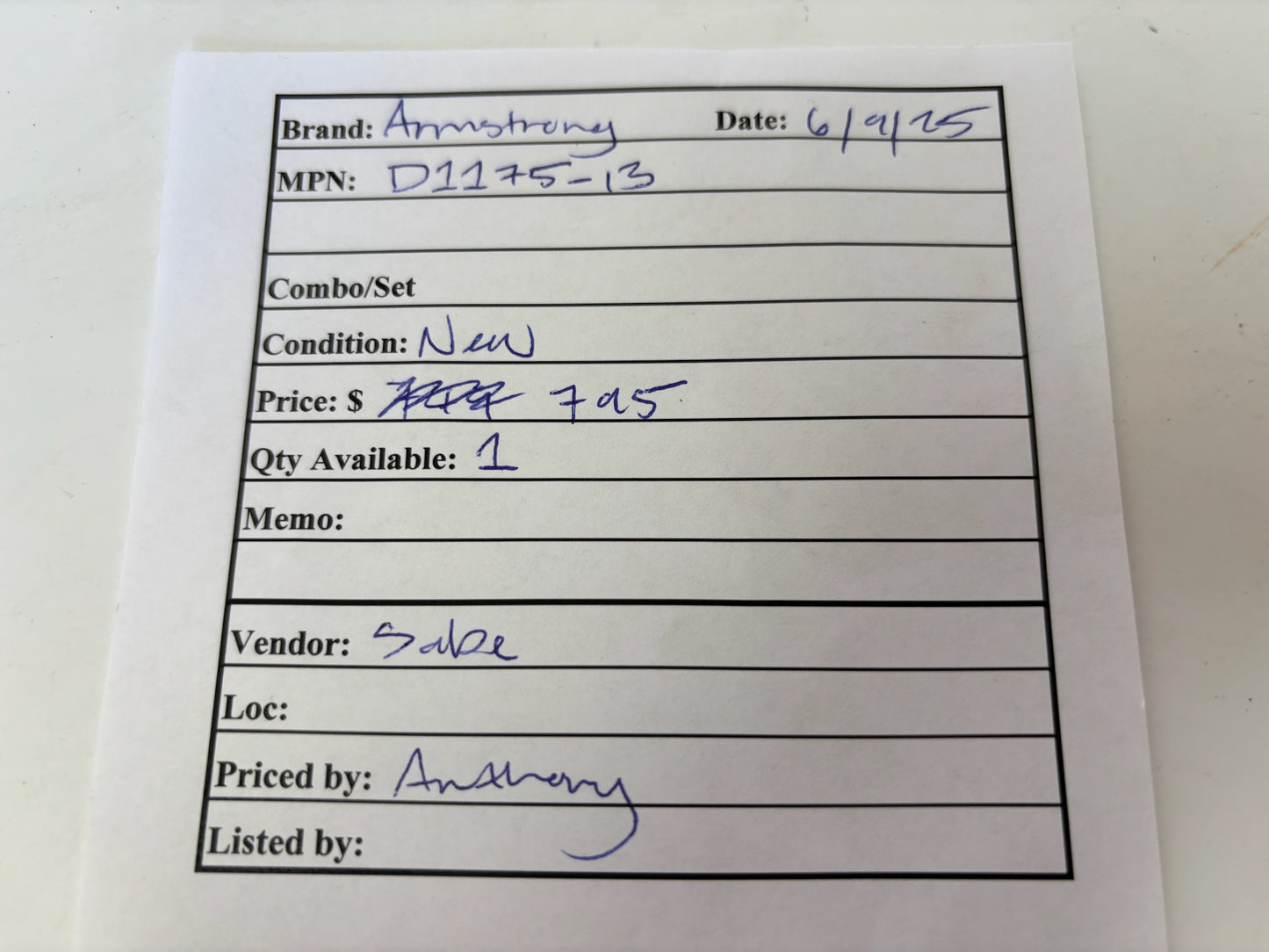 New Armstrong D1175-13 2" Float & Thermostatic Steam Trap 15 PSI