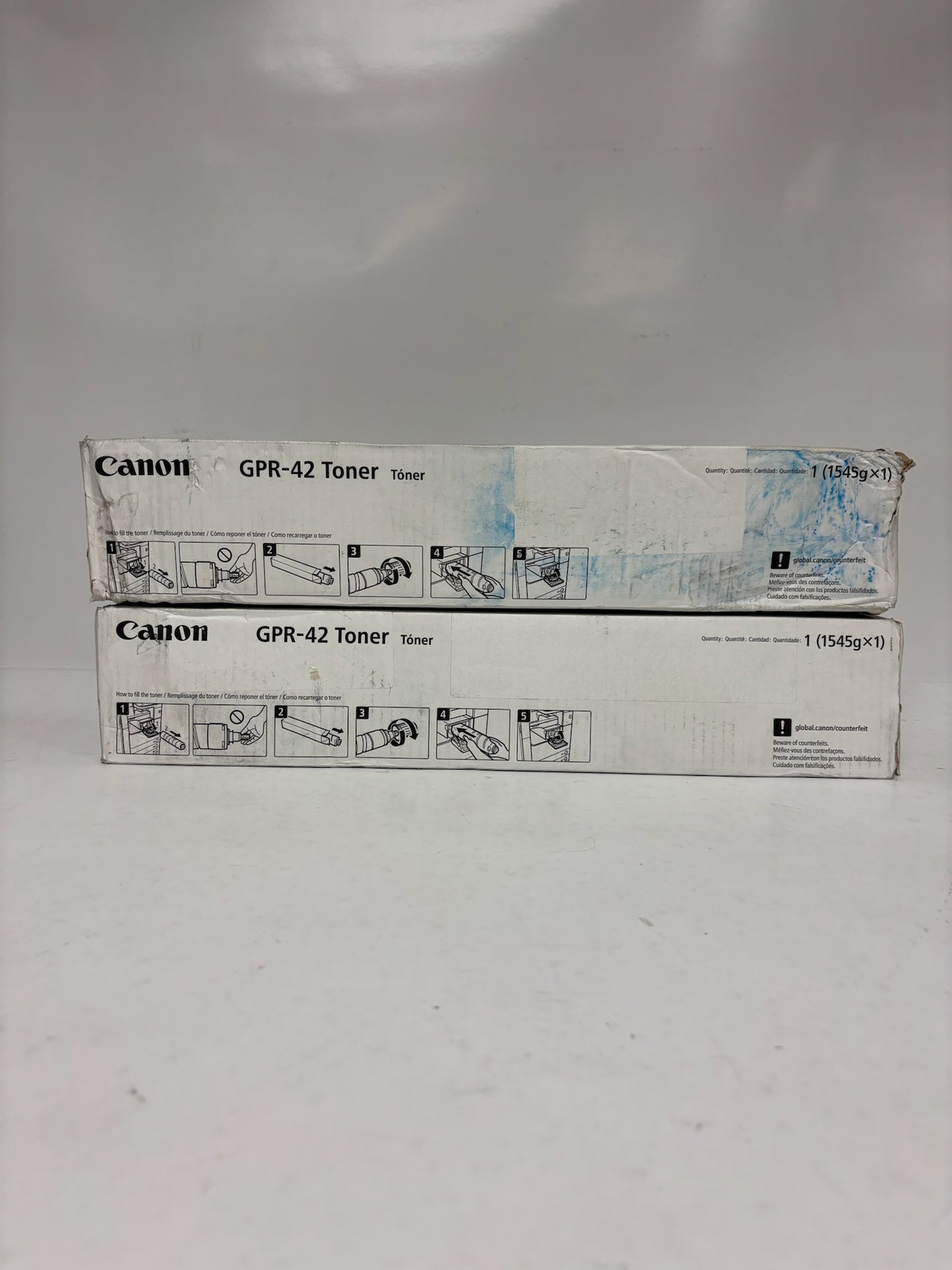 2 New OEM Canon iR ADVANCE 4045,4051,4245,4251 Black Toners GPR-42, 4791B003
