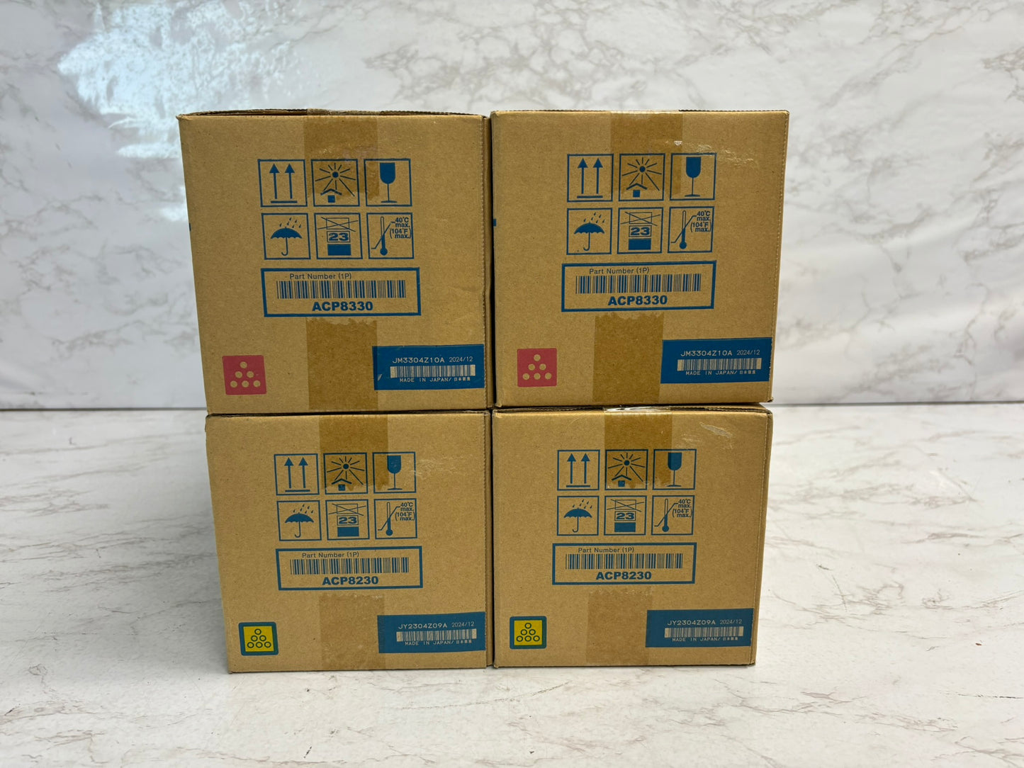 4 Genuine Konica Minolta bizhub C750i TN715M & TN715Y Toners ACP8230, ACP8330
