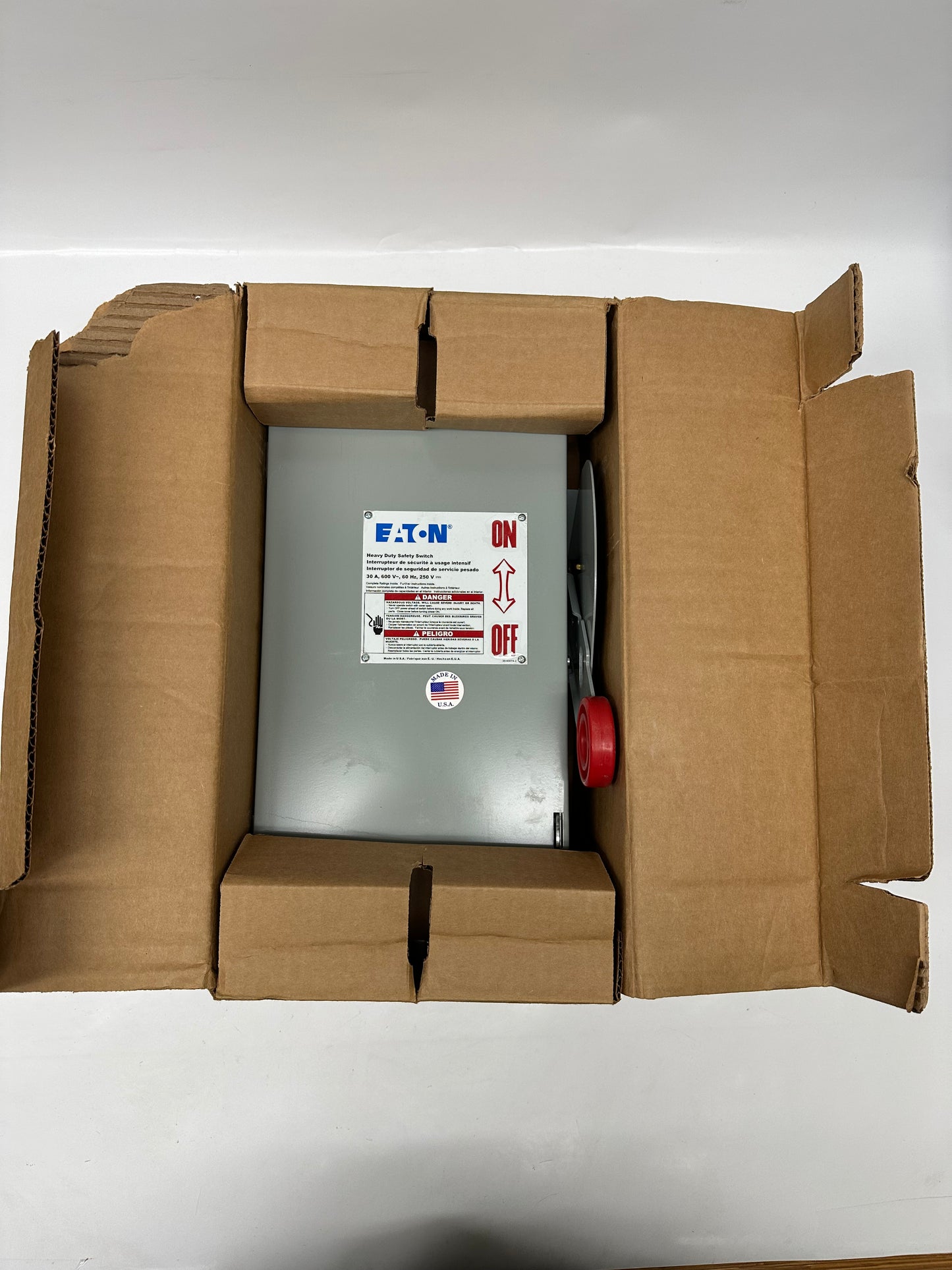 Eaton DH361FRK 30A 600V Heavy Duty Safety Switch 3 Pole