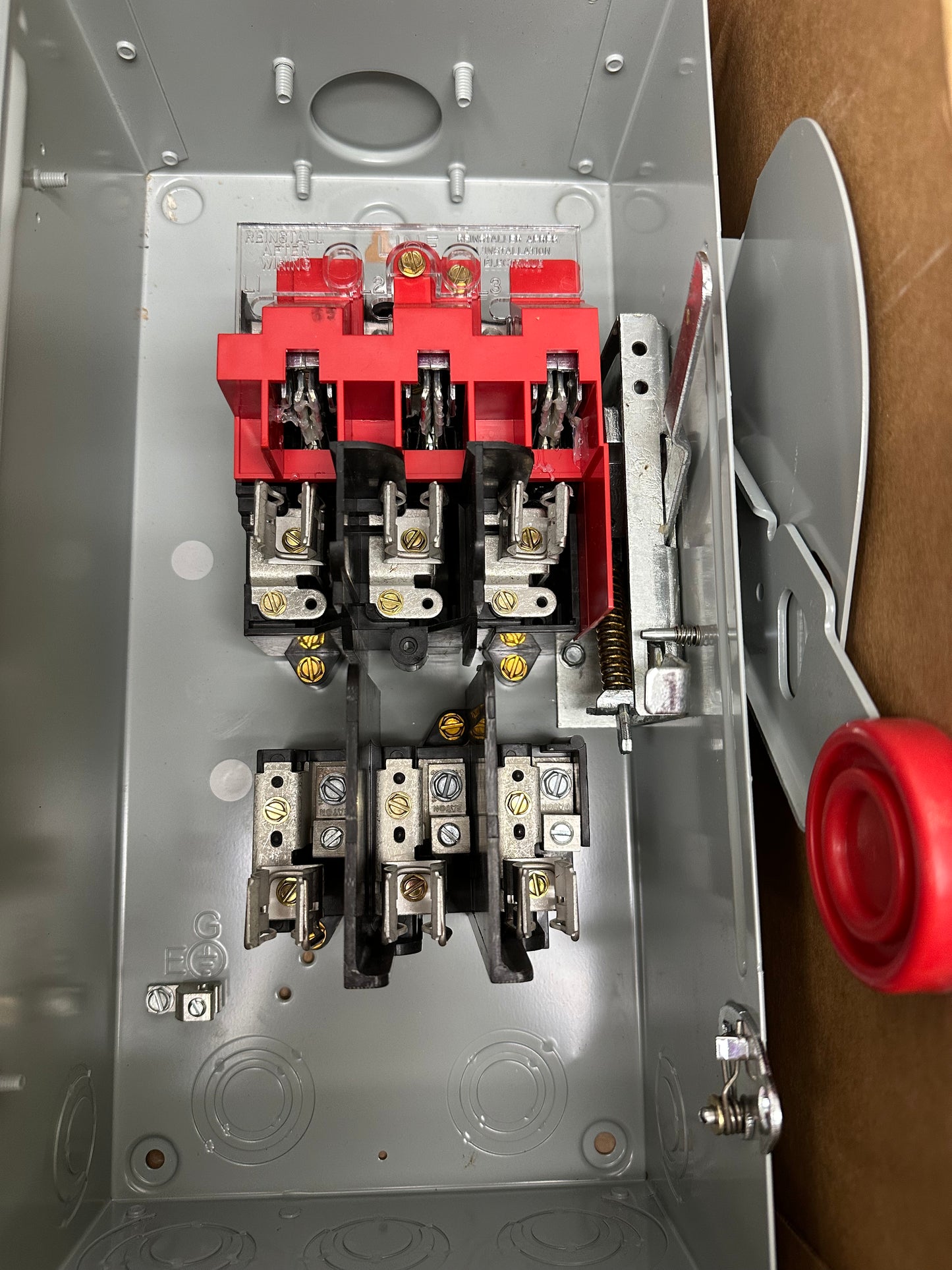 Eaton DH361FRK 30A 600V Heavy Duty Safety Switch 3 Pole