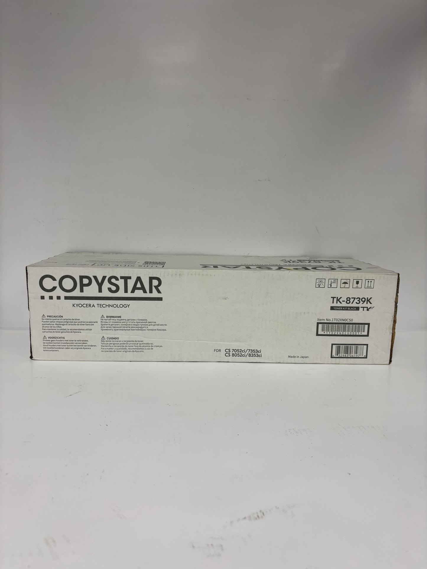 Genuine Kyocera TASKalfa 7052ci, 7353ci, 8052ci, 8353ci Black Toner TK-8739K